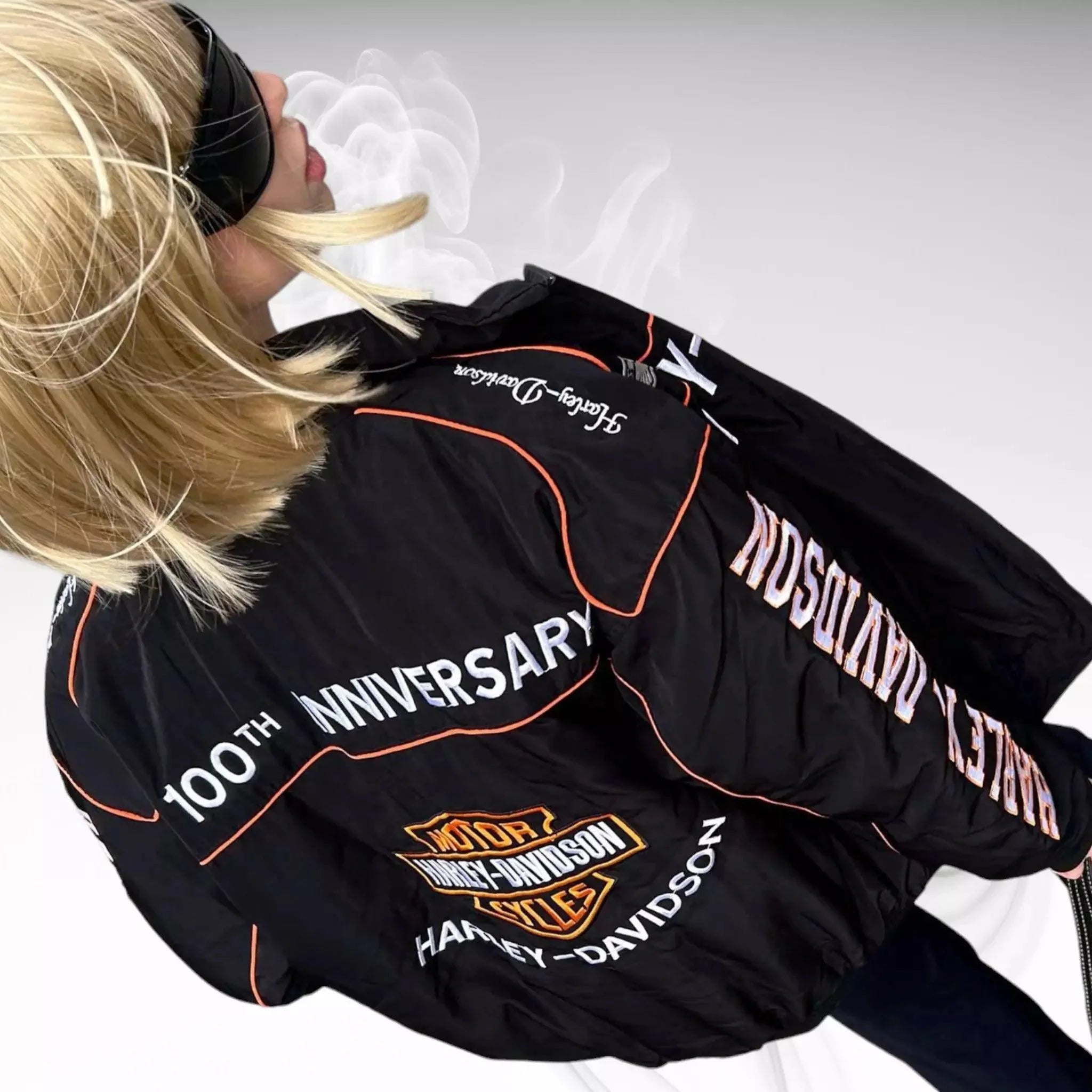 Harley Davidson Retro F1 Embroidery Racing jacket Limited Edition - Dash Racegear