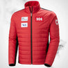 Ski Insulation Jacket Helly Hansen World Cup Insulator Jacket Red - 2023/24 - Dash Racegear 