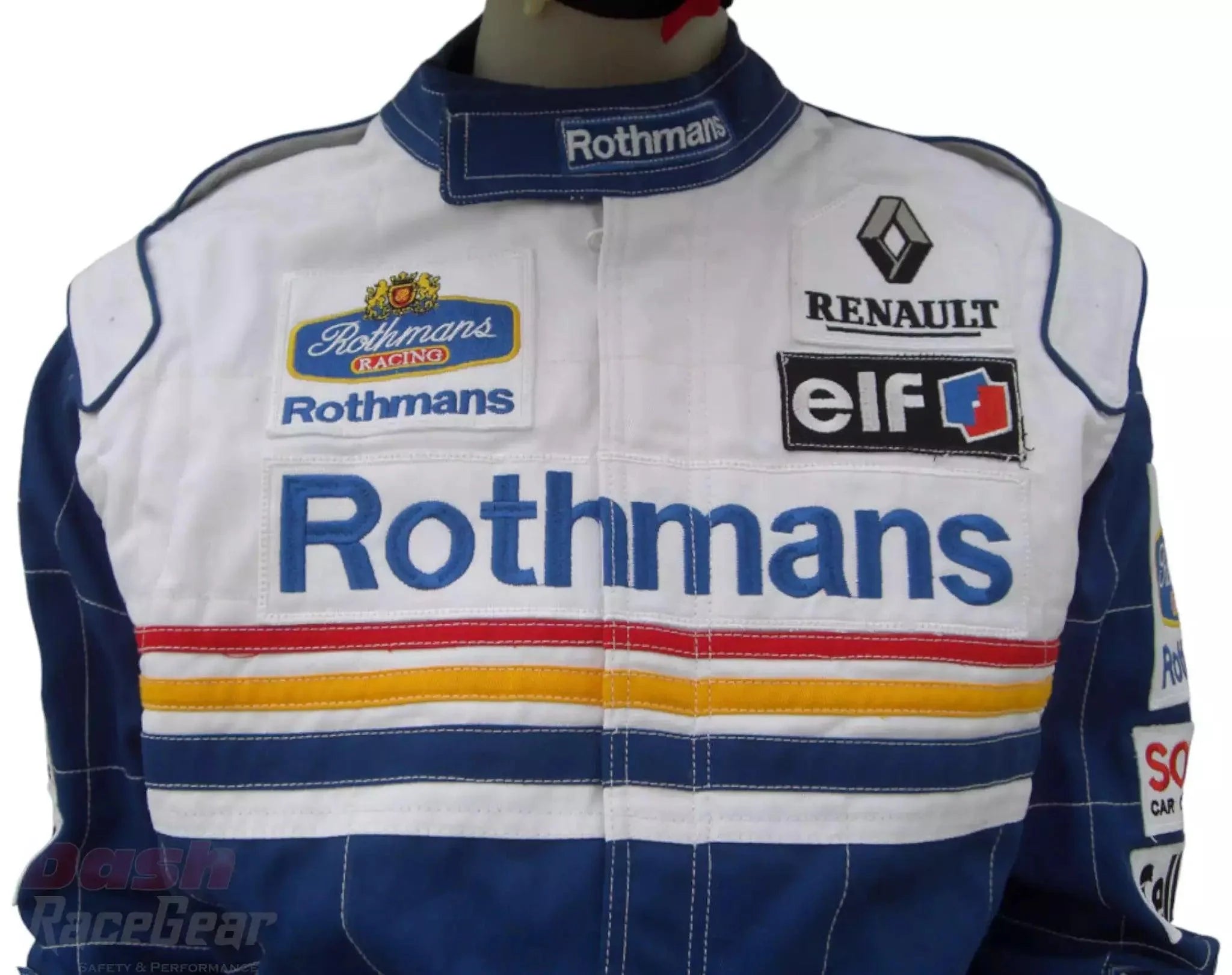 Jaques Villeneuve 1997 Replica F1 Embroidered Racing suit / Williams F1 - Dash Racegear