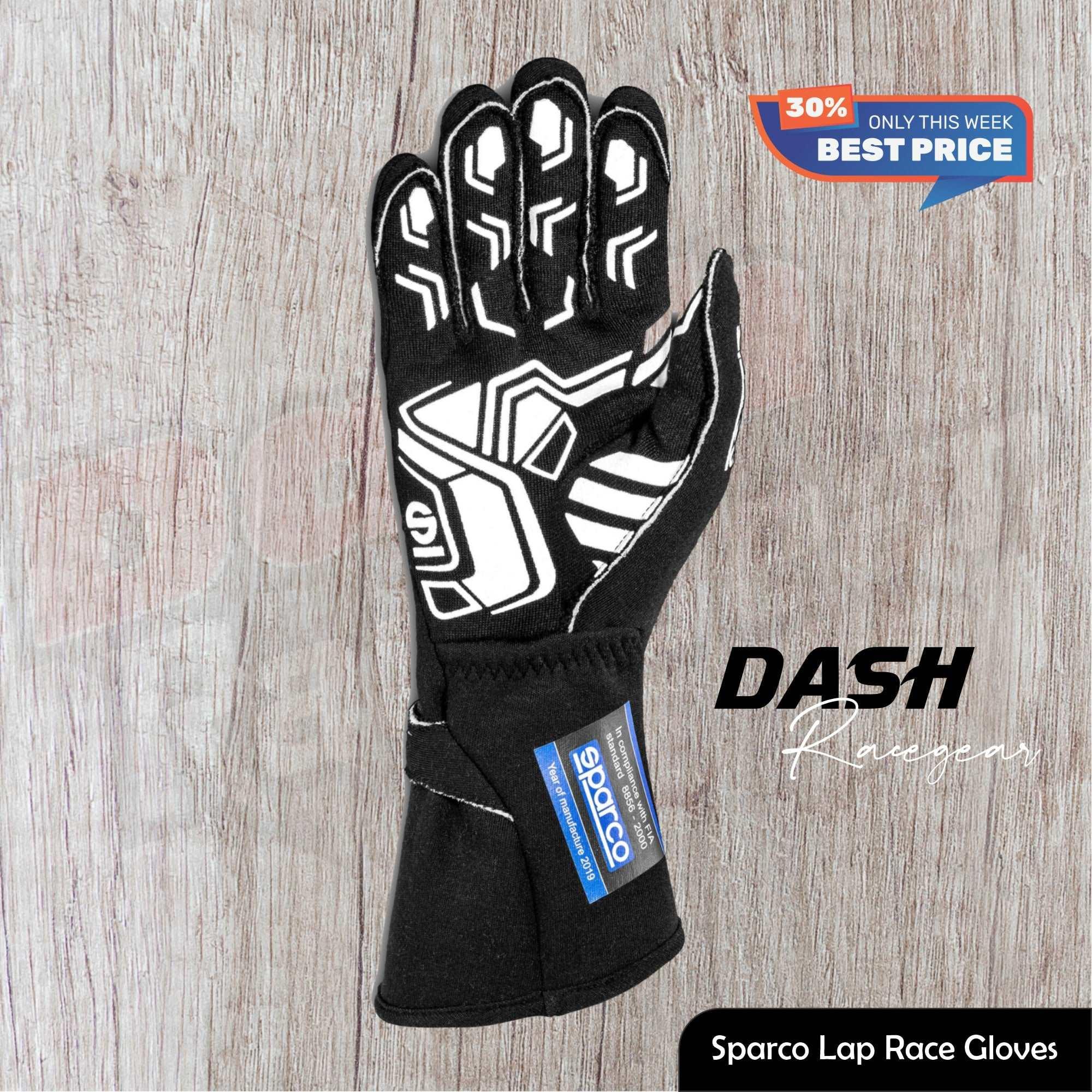 LAP RACE GLOVES SPARCO DASH RACEGEAR