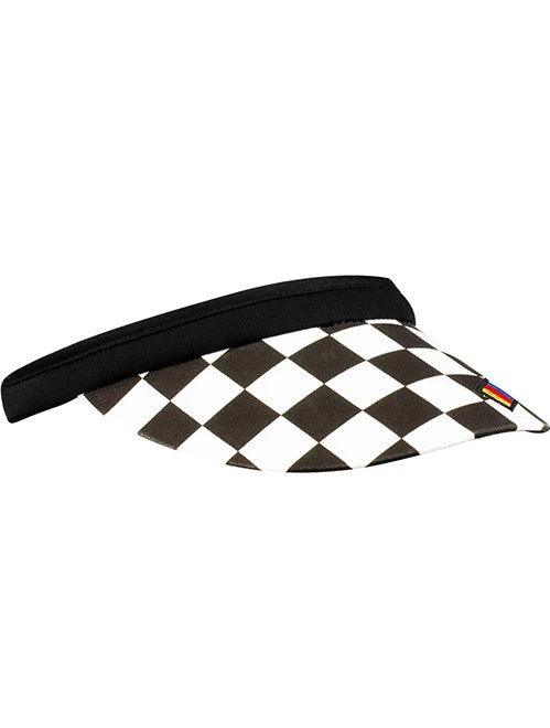 Ladies NASCAR Checkered Clip On Visor | Dash Racegear DASH RACEGEAR