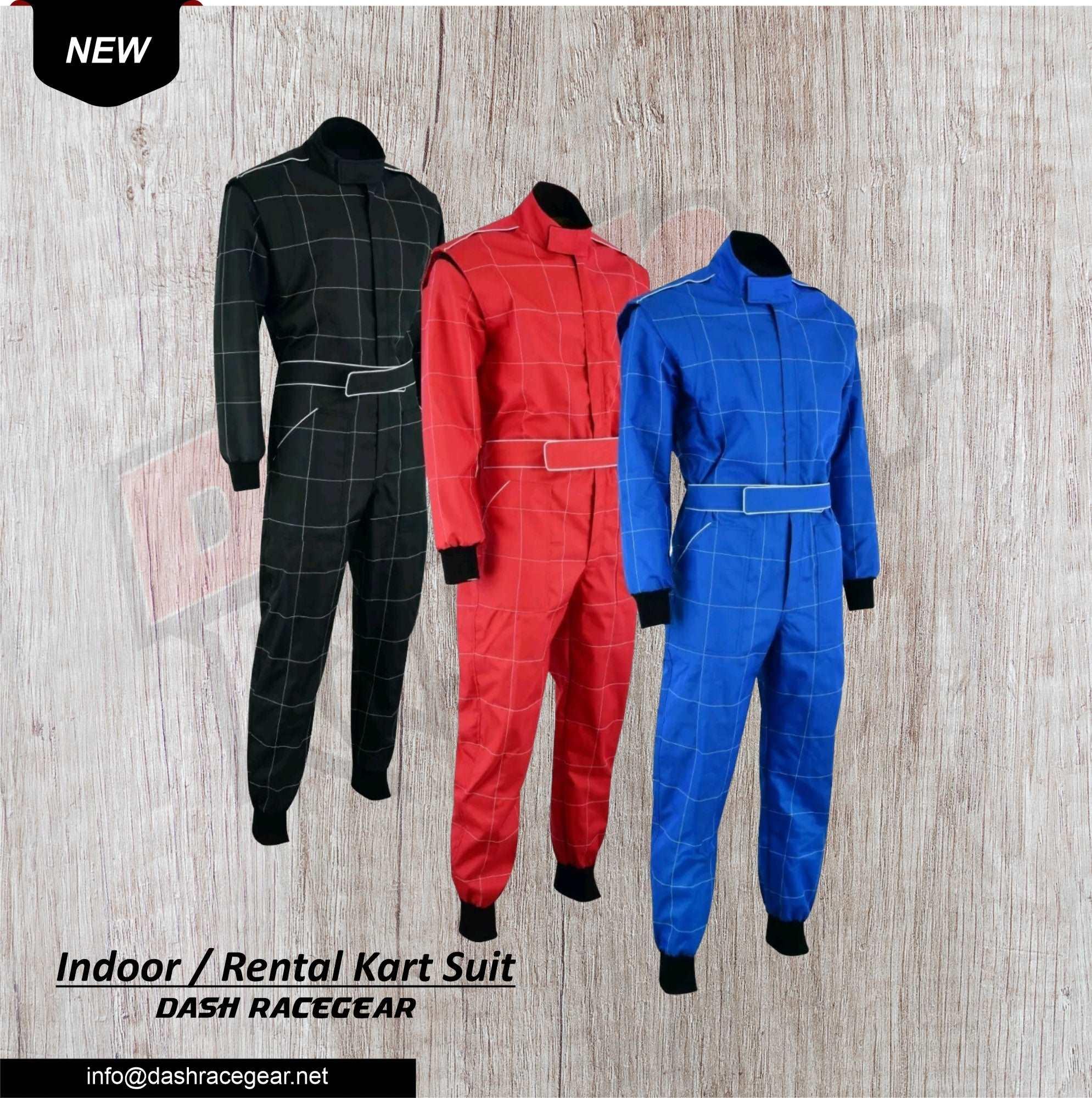 Laisure Rental Go kart Race Suit Dash Racegear DASH RACEGEAR