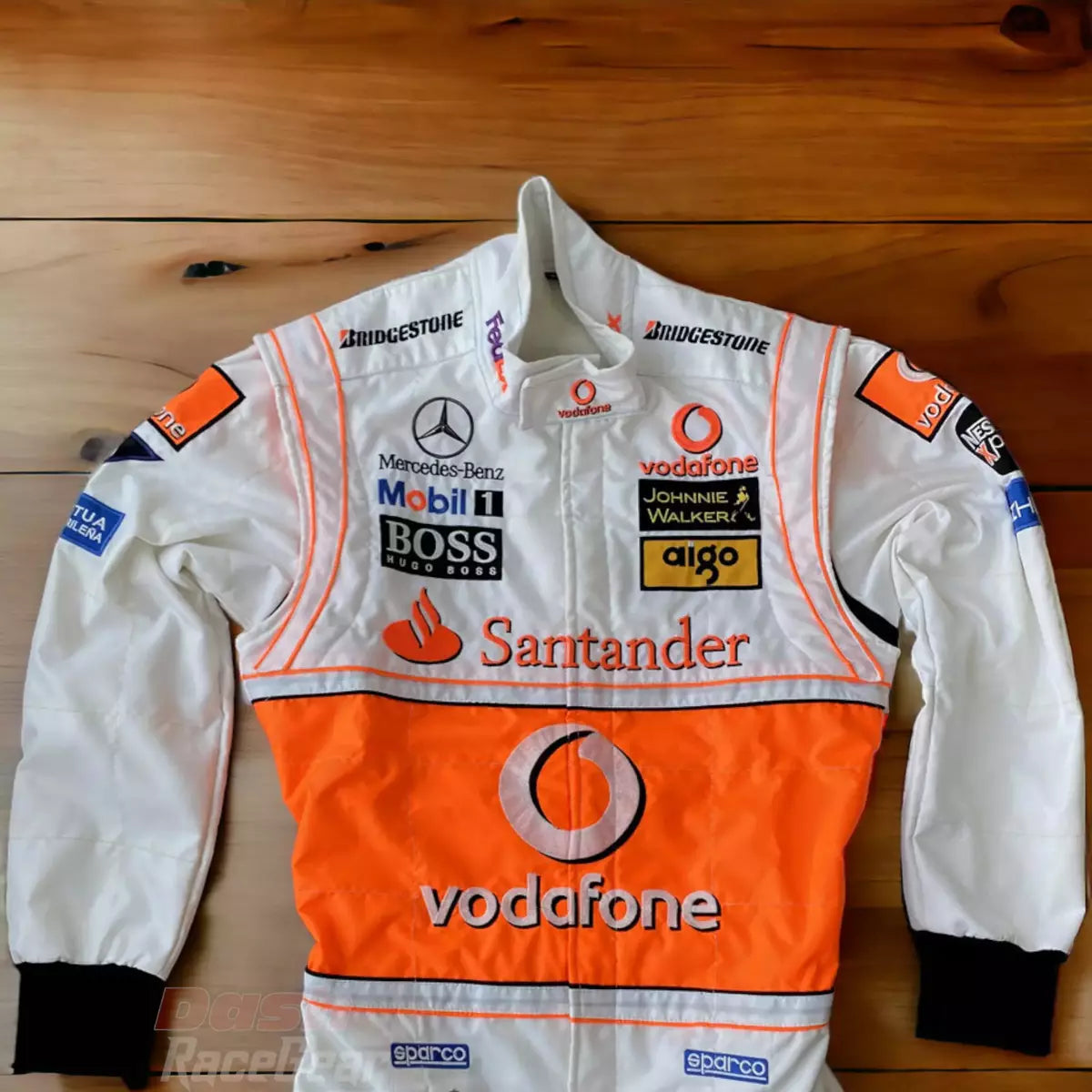 Traje de carreras bordado Lewis Hamilton 2008 McLaren F1