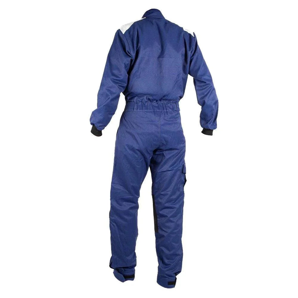 MECHANIC SUIT NAVY-SILVER CLOUD - Dash Racegear 