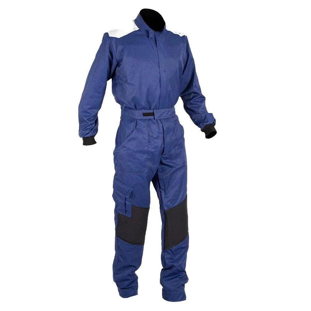 MECHANIC SUIT NAVY-SILVER CLOUD - Dash Racegear 