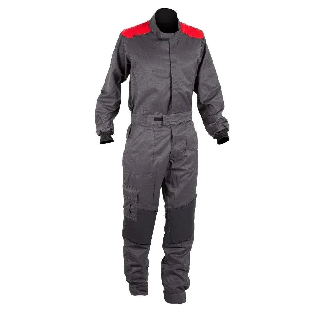 MECHANIC SUIT ANTRACITE-RED - Dash Racegear 