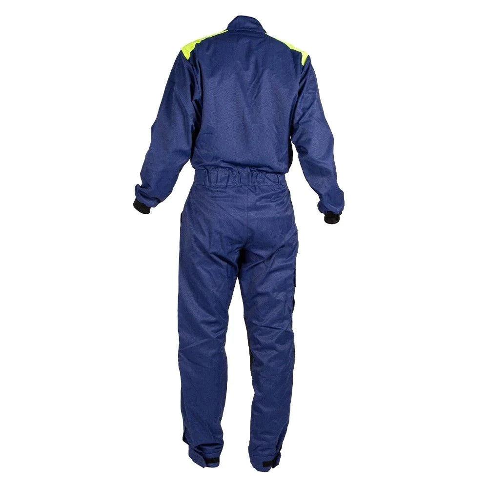 MECHANIC SUIT NAVY-FLUOR YELLOW - Dash Racegear