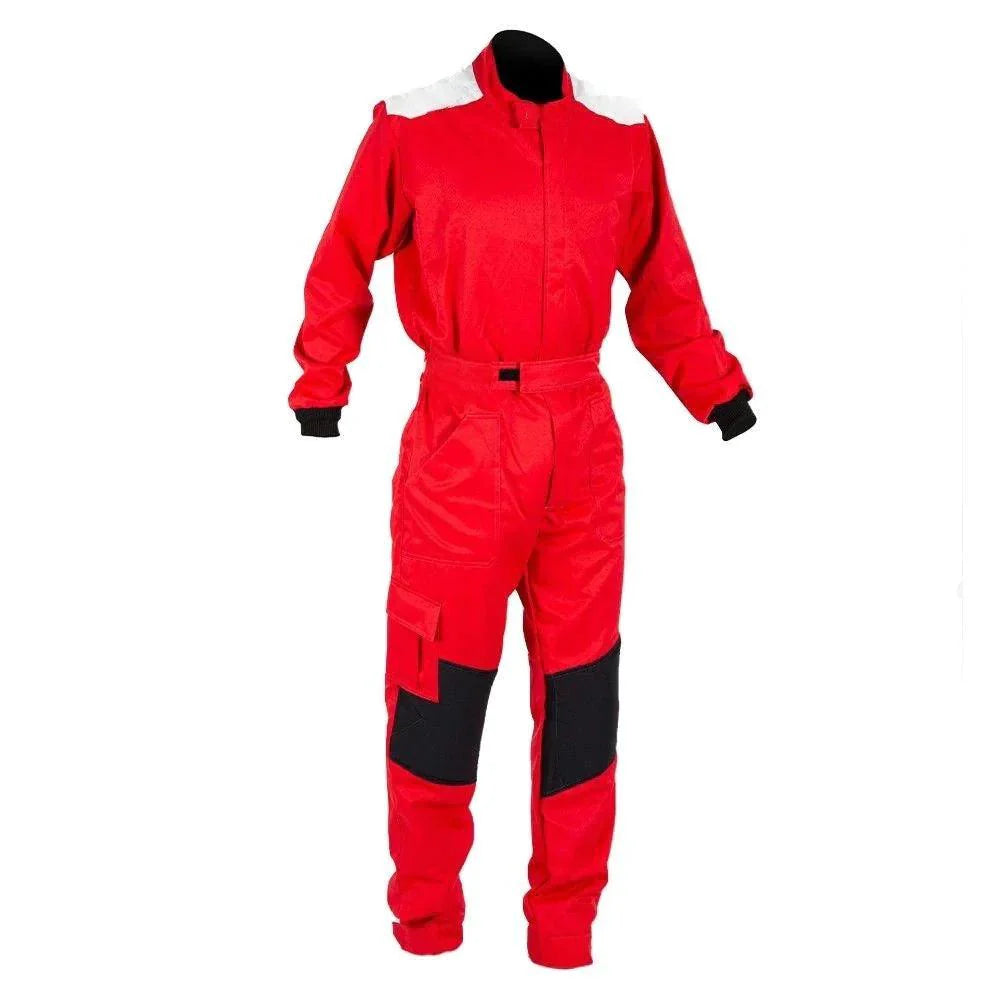 MECHANIC SUIT RED-SLIVER CLOUD - Dash Racegear