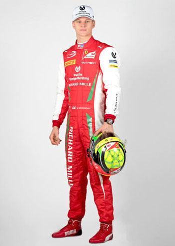 MICK SCHUMACHER Formula 2 Championship Replica Suit DASH RACEGEAR