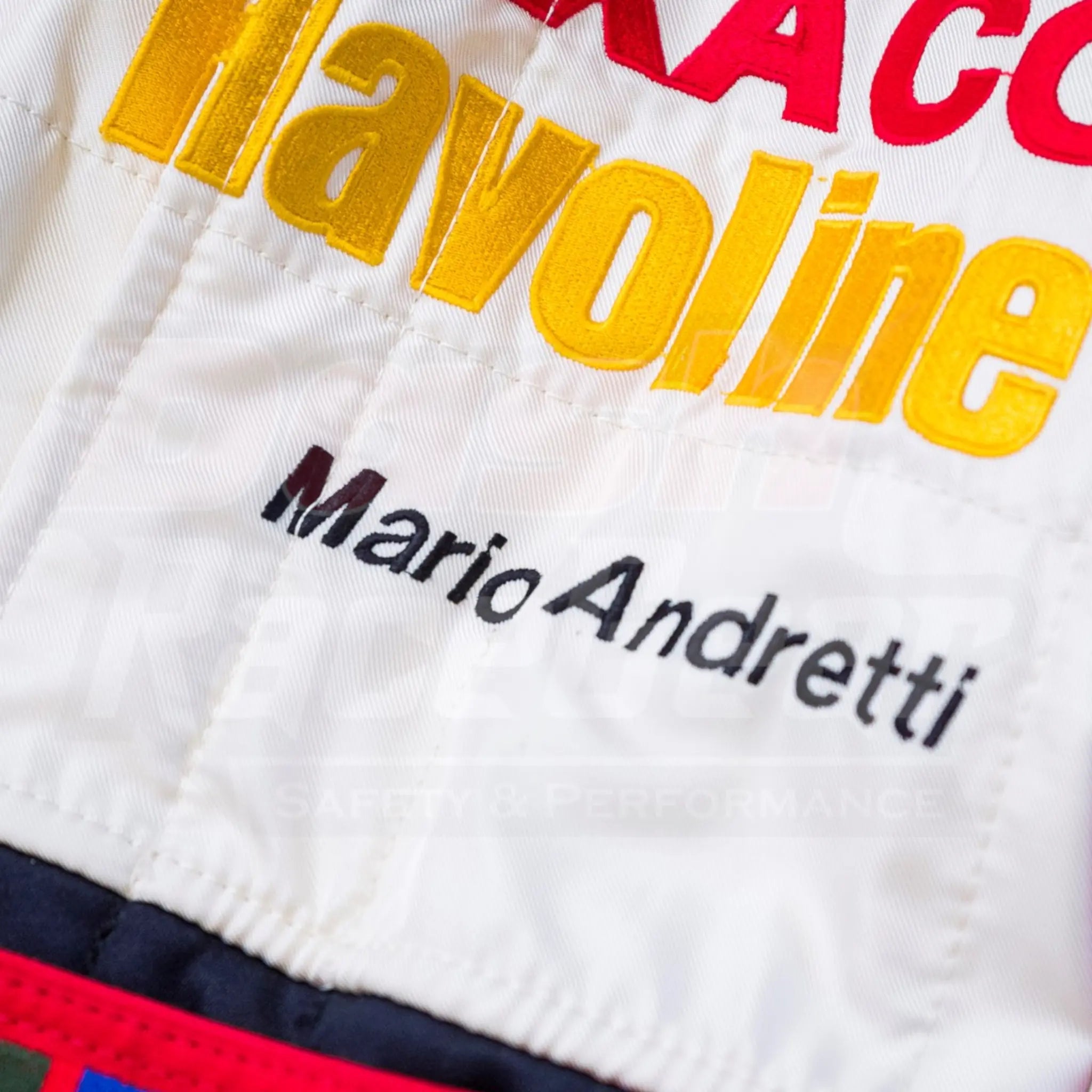 Mario Andretti Embroidered Race Suit