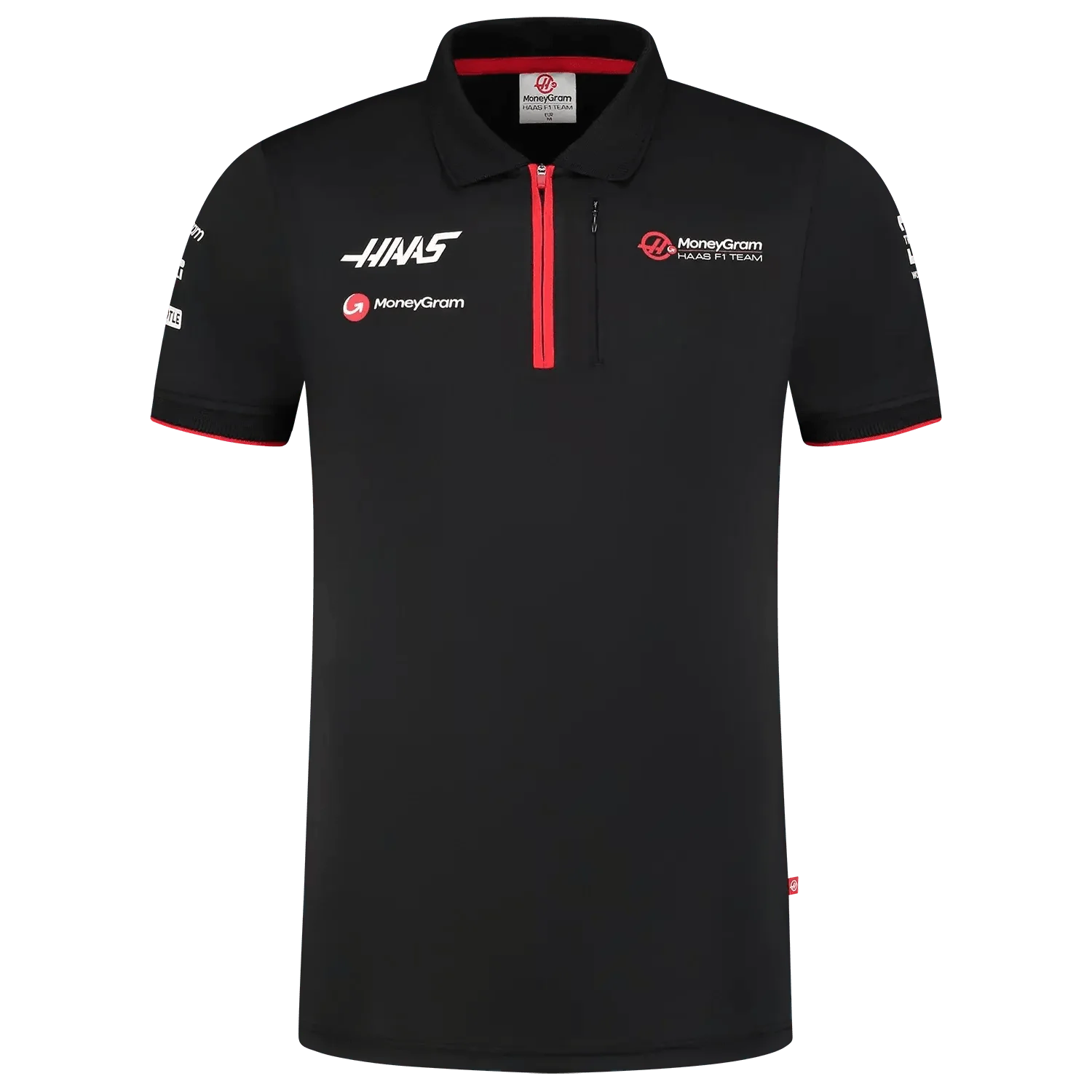 Men’s Fitted Polo Haas F1 Team DASH RACEGEAR