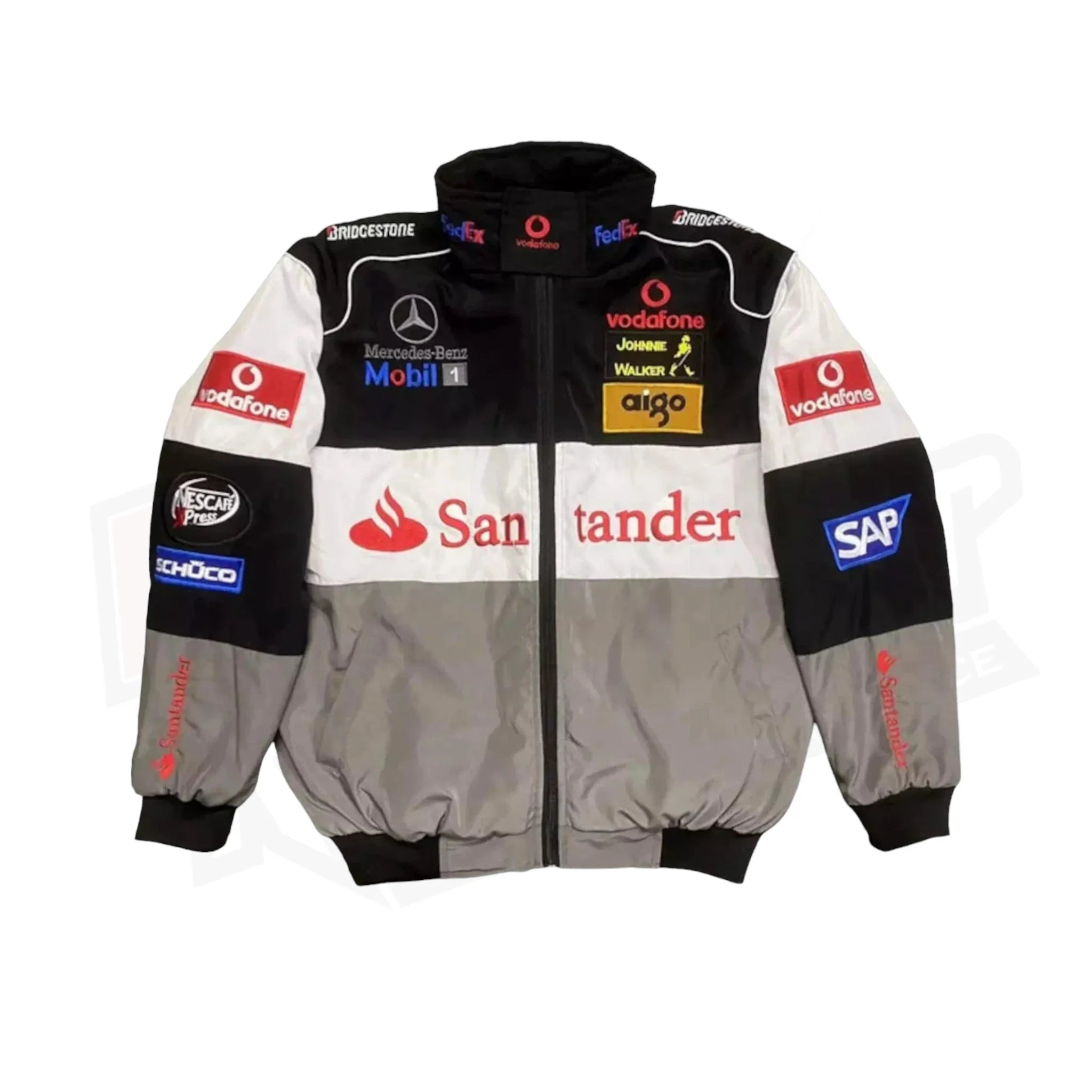 Mercedes-Benz F1 Racing Embroidered Logo Jacket Dash Racegear