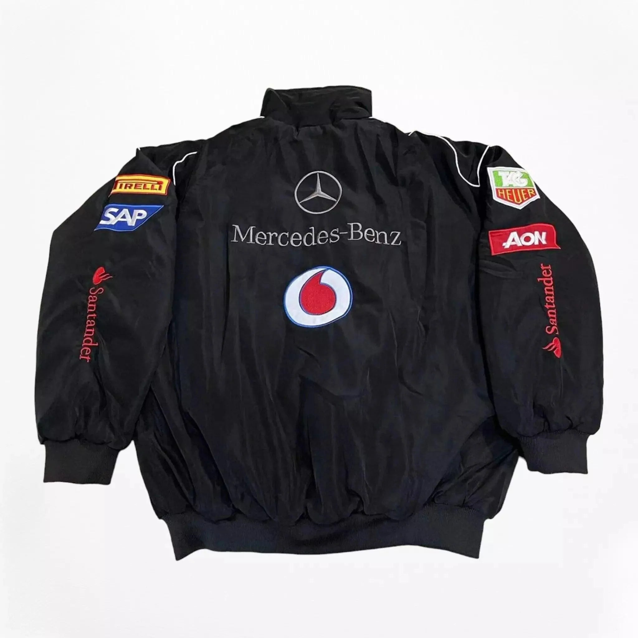 Mercedes-Benz Formula One Embroidered Retro jacket men's and women's - Dash Racegear 