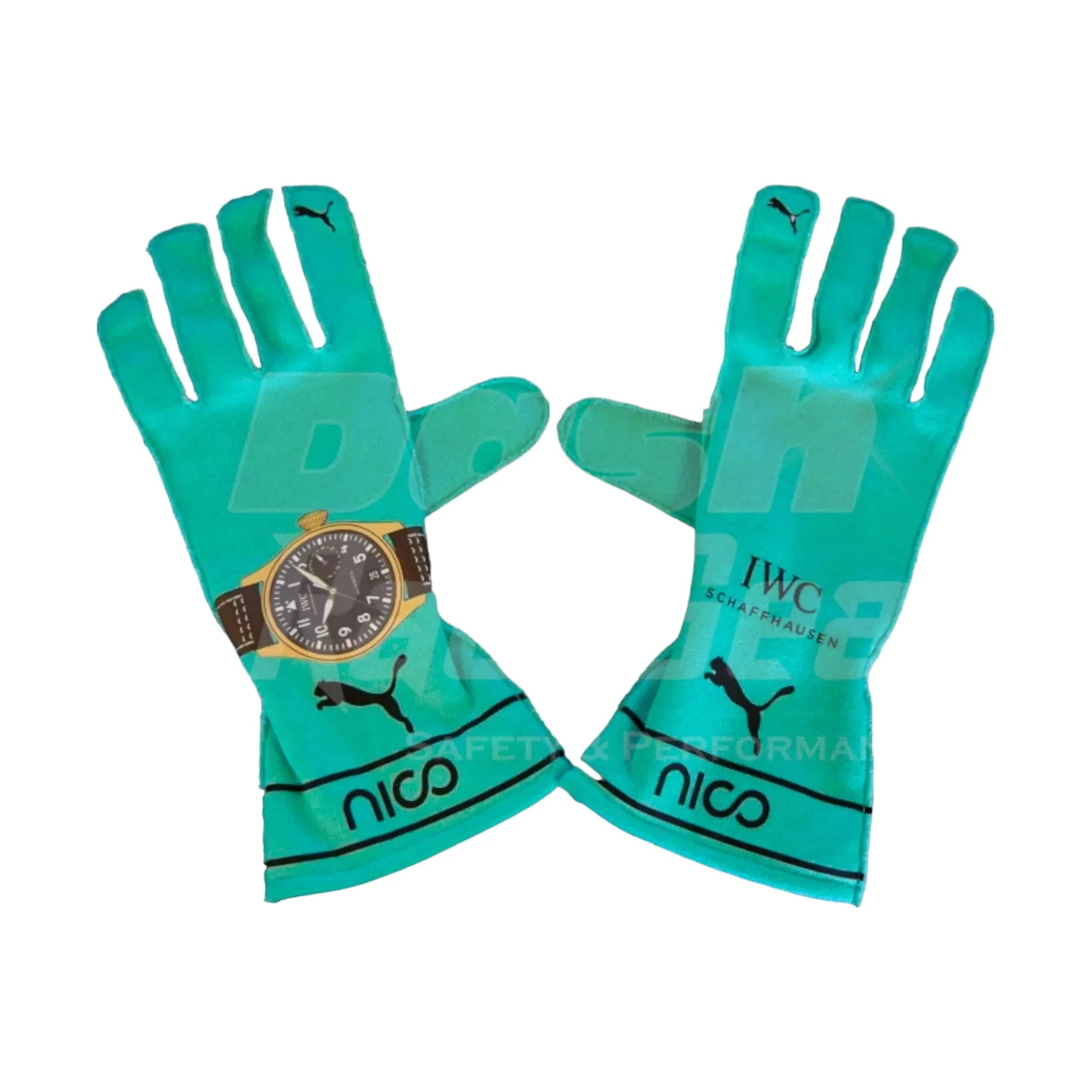 Mercedes AMG Petronas F1 Team  gloves AbuDhai GP