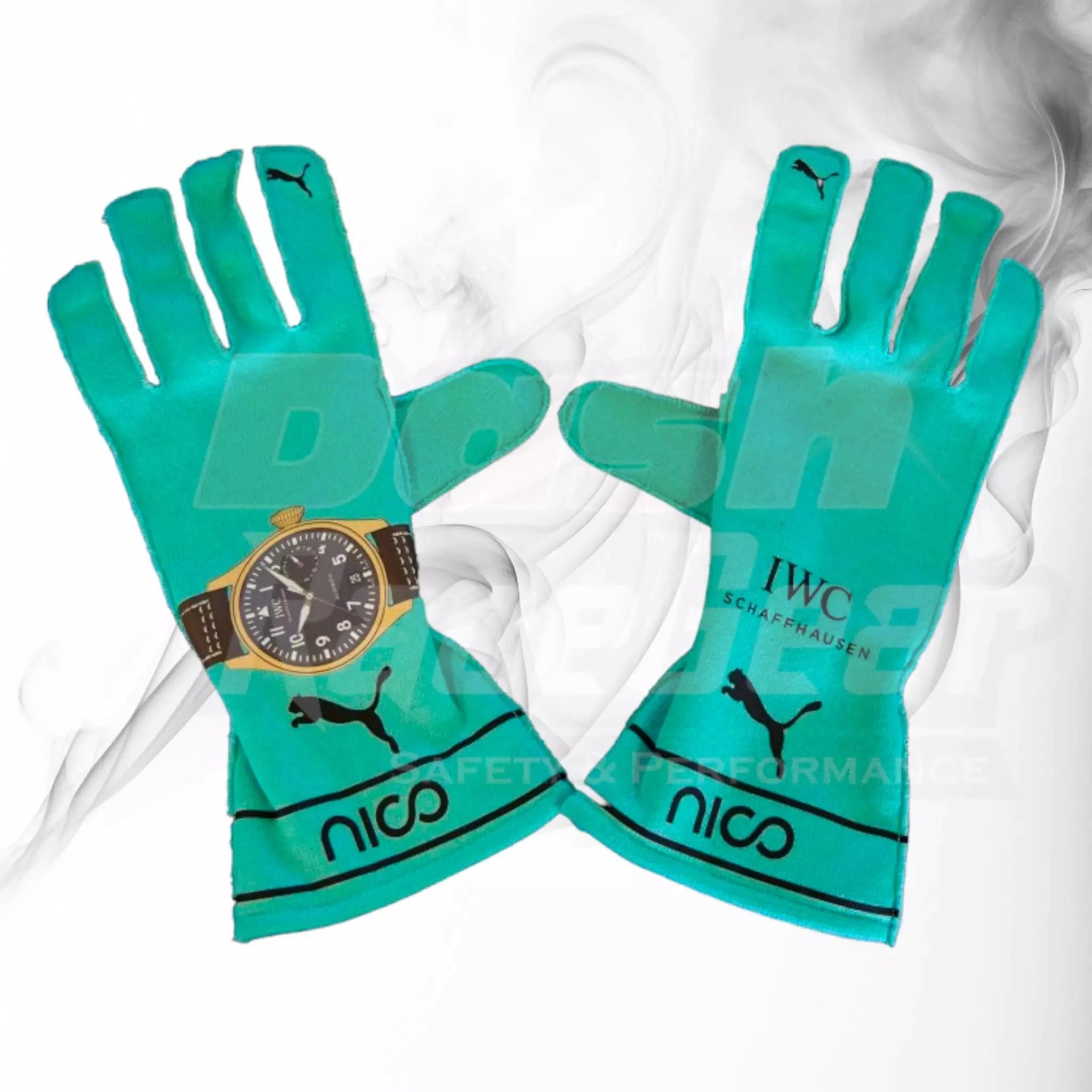 Mercedes AMG Petronas F1 Team gloves AbuDhai GP - Dash Racegear 