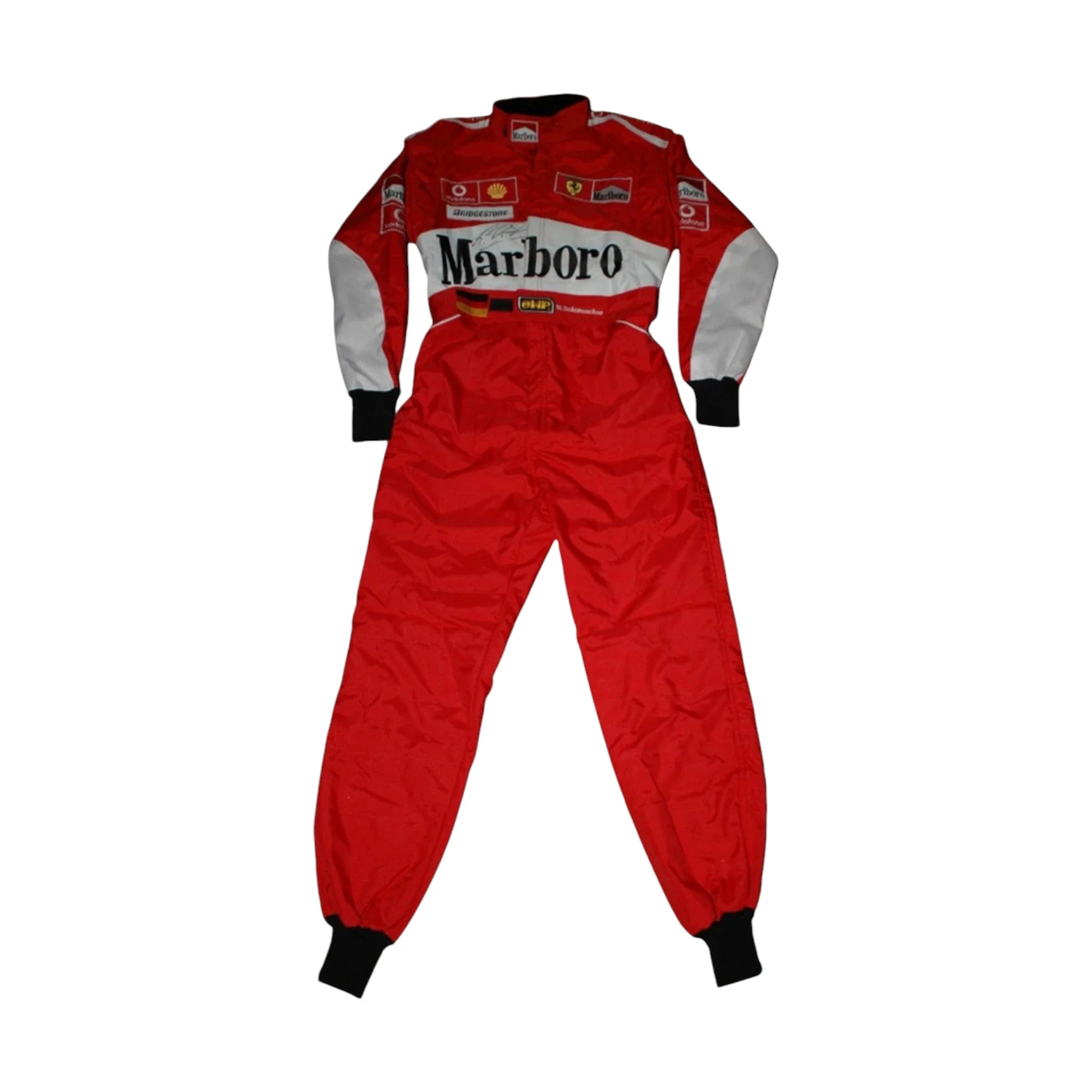 Michael Schumacher SIGNED Ferrari 2004 F1 REPLICA Race SUIT