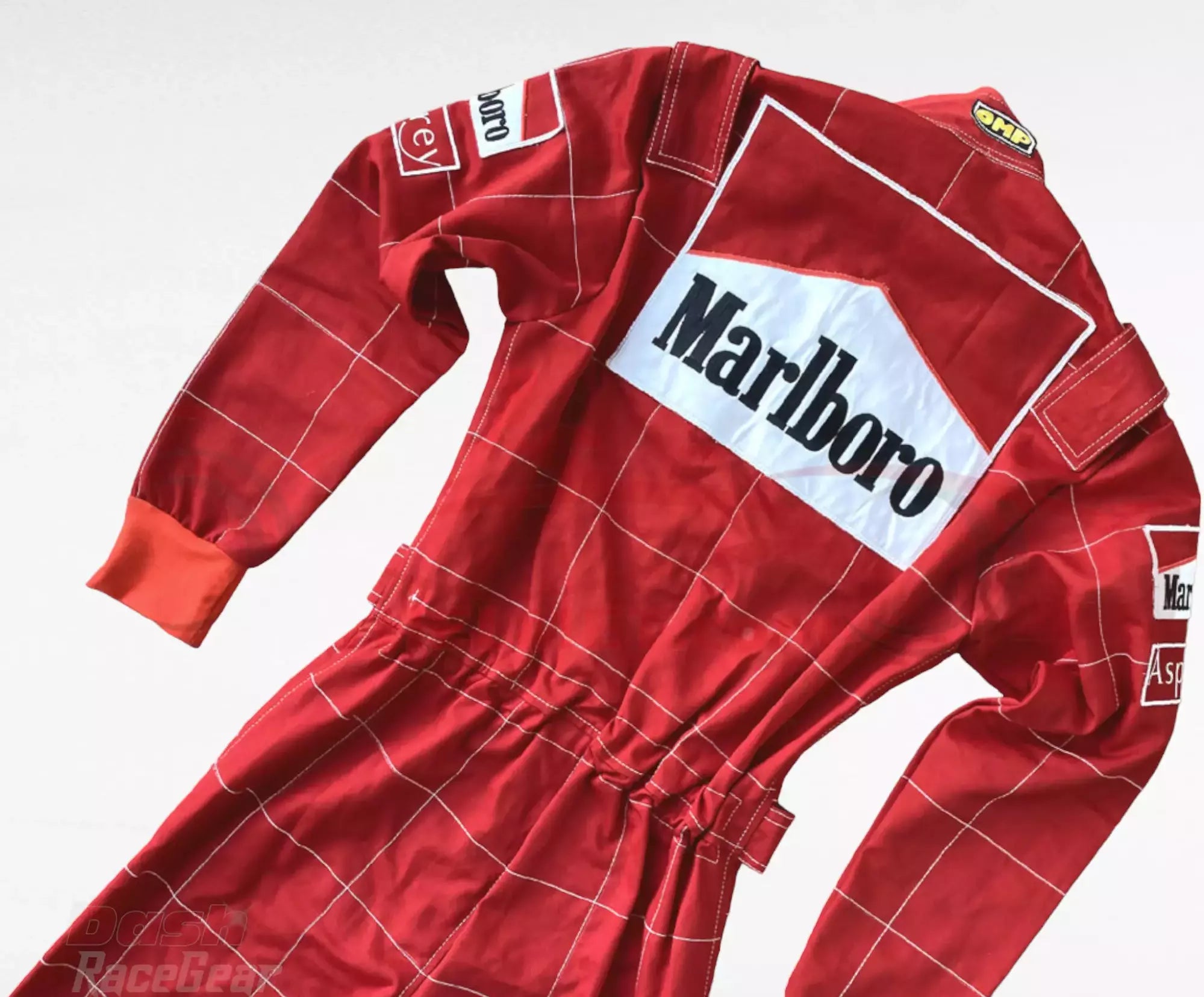 Traje de carreras bordado de Michael Schumacher para Ferrari F1 1996 