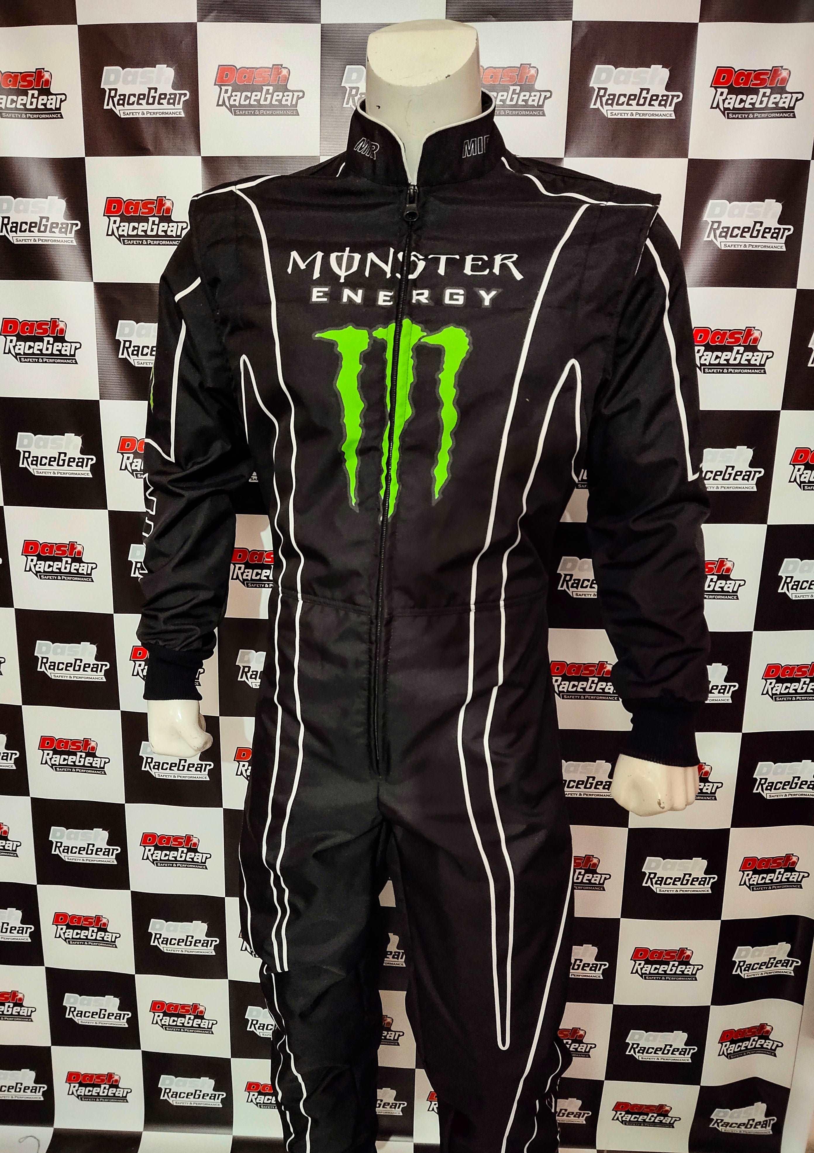 Monster energy Sublimation Printed Race Suit DASH RACEGEAR