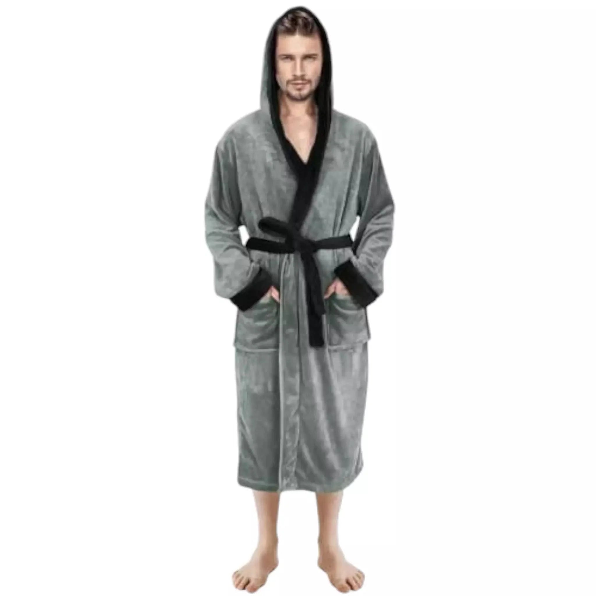 New Unisex Fleece Hooded Bathrobes - Dash Racegear 