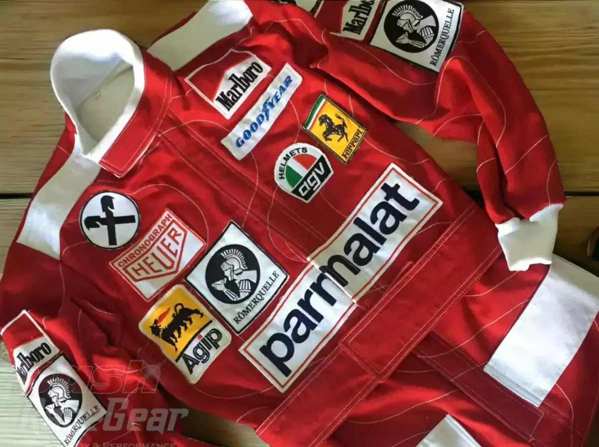 Mono de carreras bordado Niki Lauda 1976 Ferrari F1