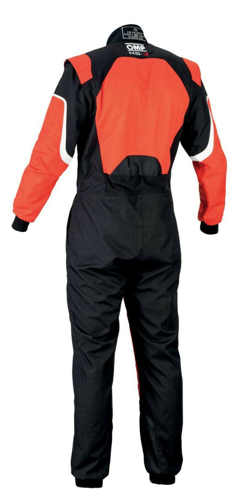 OMP KS-3 Suit Red Go Karting Racing Overall CIK 3 Layers 2019 DASH RACEGEAR