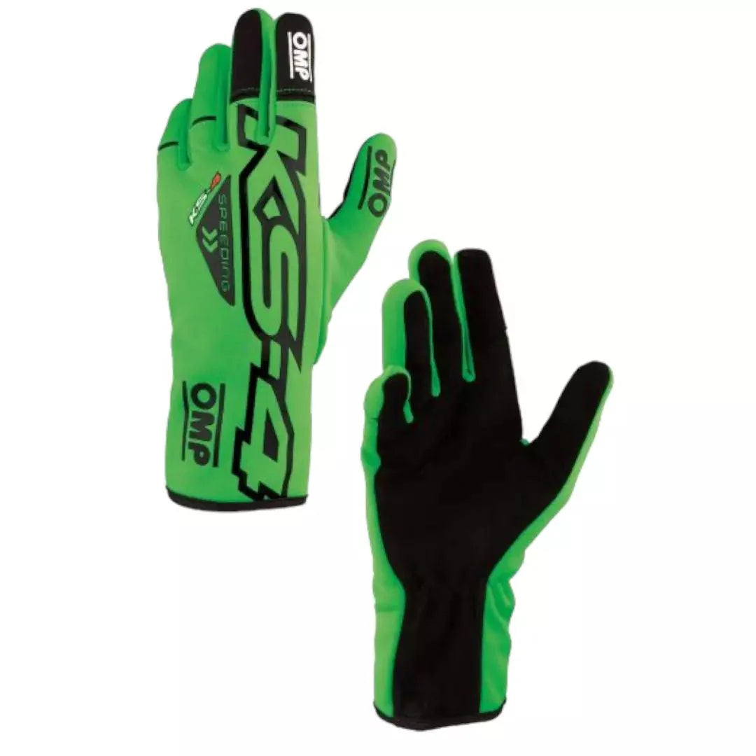 OMP KS-4 Kart Gloves - Child Sizes DASH RACWGEAR