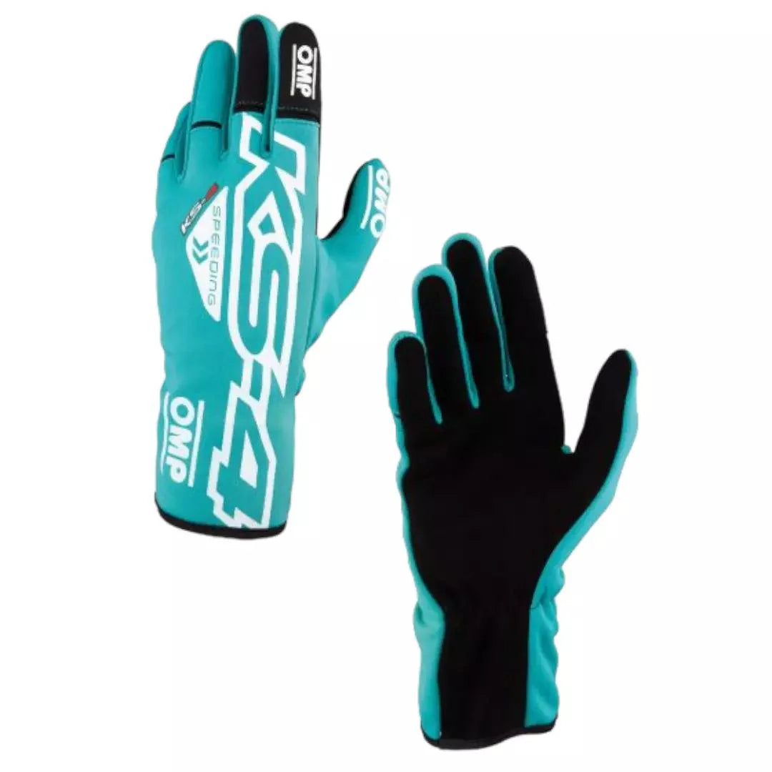 OMP KS-4 Kart Gloves - Child Sizes DASH RACWGEAR