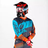 O'Neal Element Factor MX Jersey Gray-Orange-Blue - Dash Racegear 