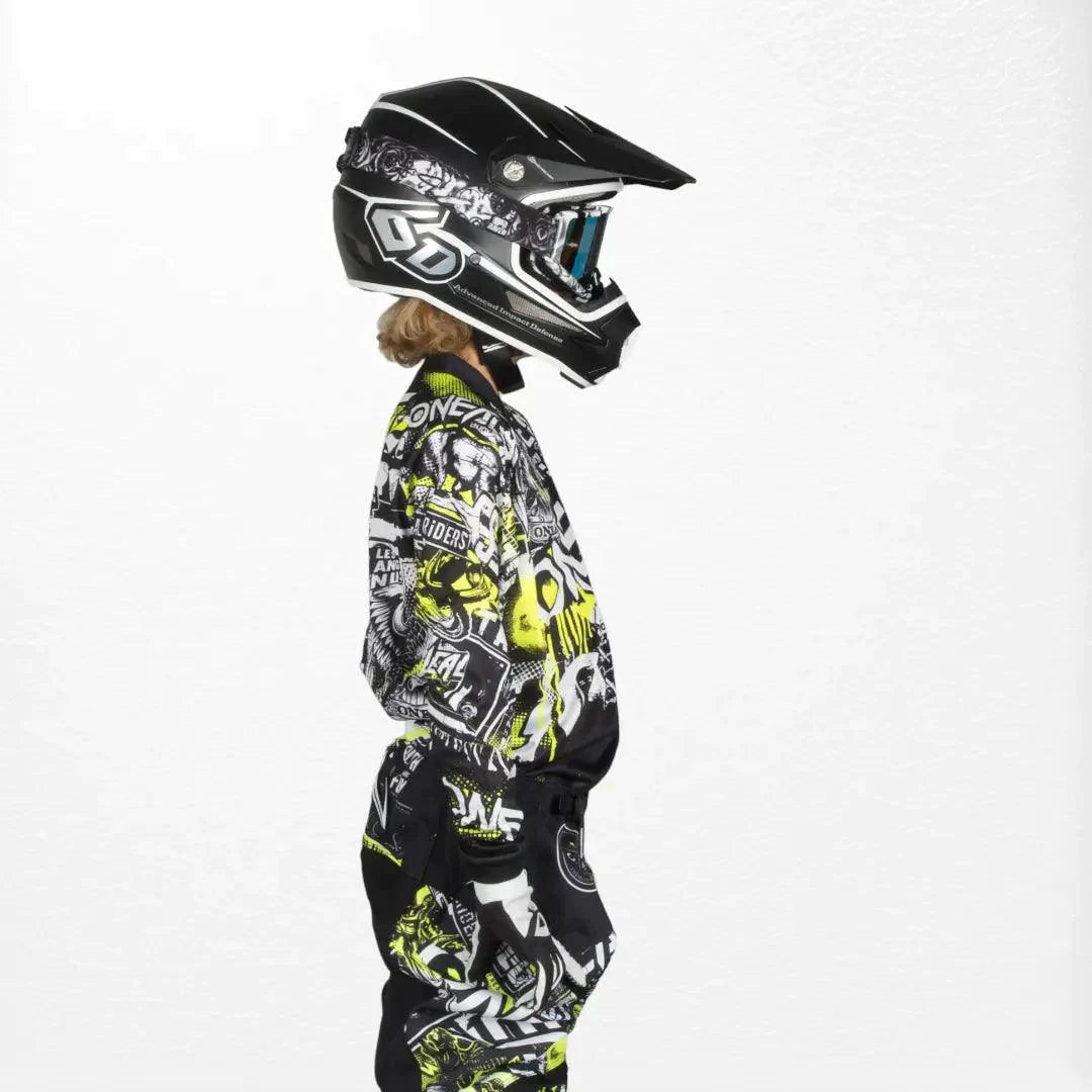 O'Neal Youth Element Jersey Attack Black-HiVIs - Dash Racegear 