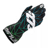 POLY EVO Black/Green/Cyan Gloves DASH RACWGEAR