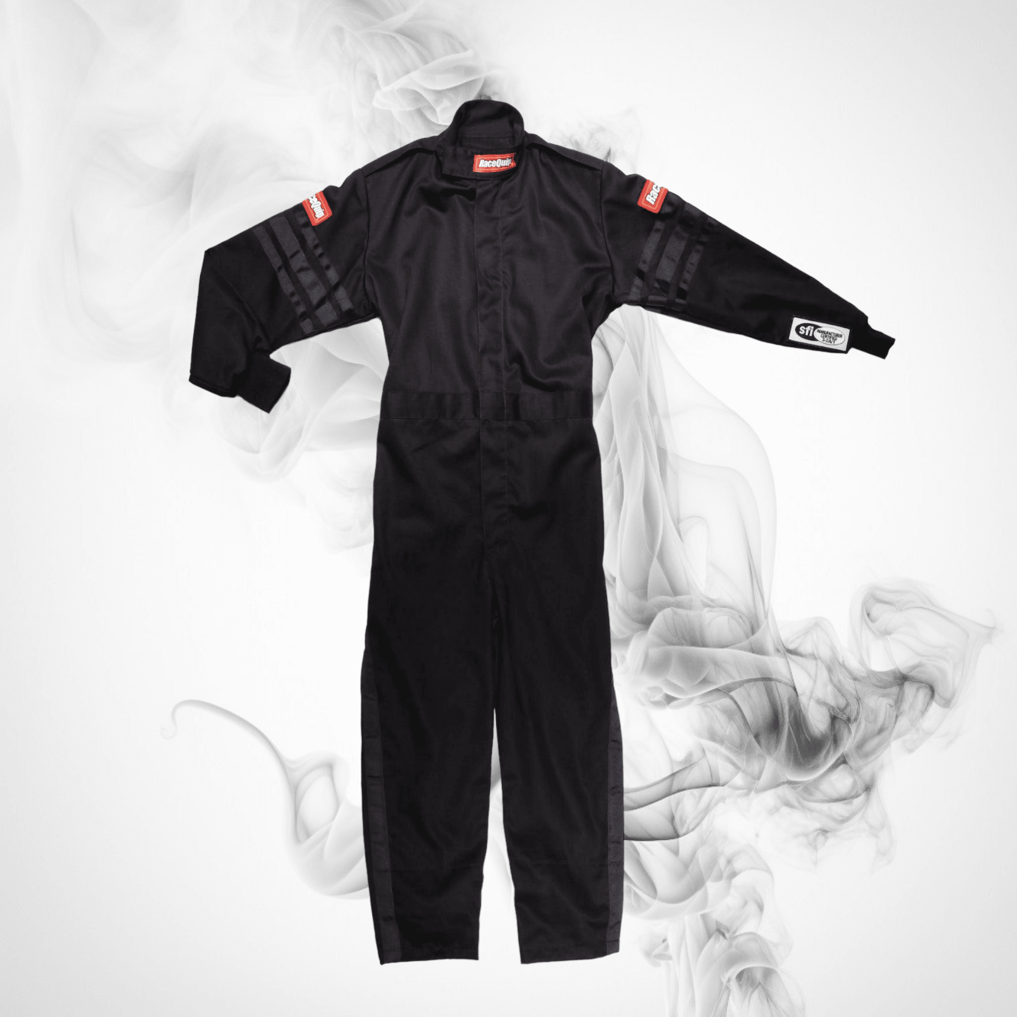 RaceQuip Black Suit Single Layer Kids DASH RACEGEAR