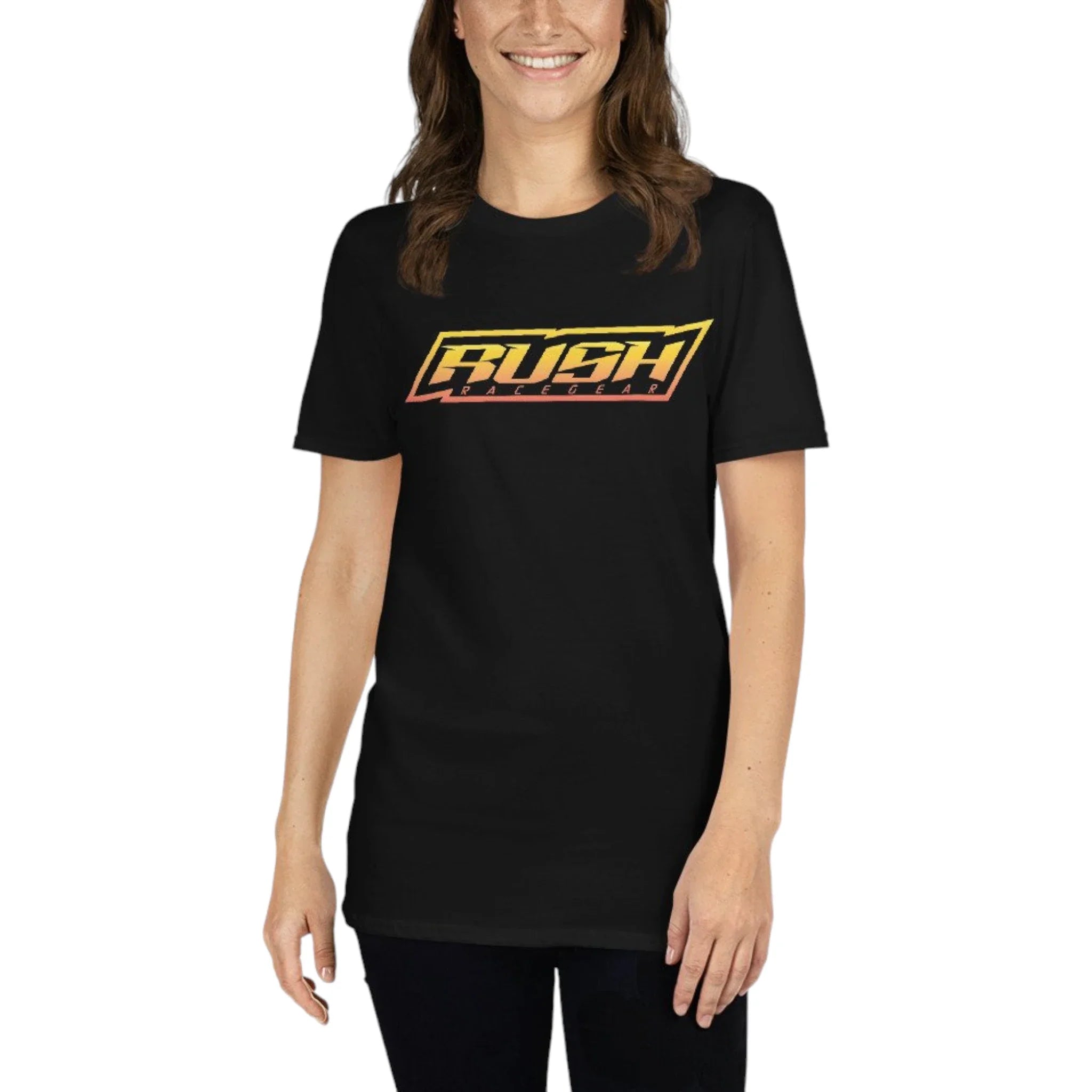 Rush Red/Yellow Fade Logo - Unisex Tee