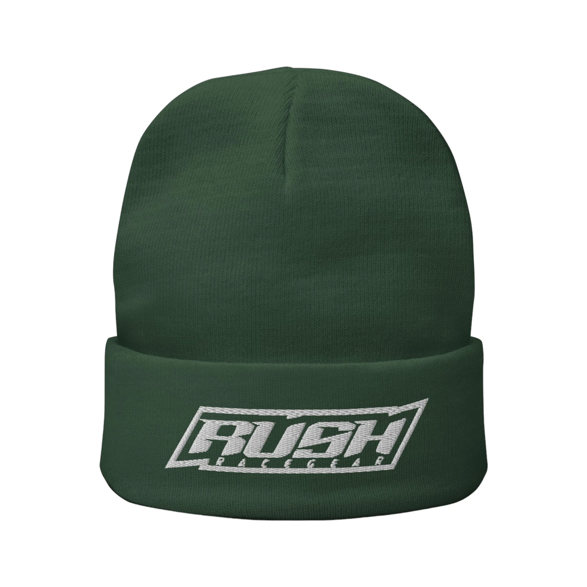 Rush Simple White Logo Beanie