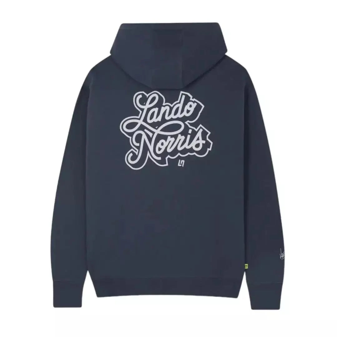 SCRIPT PETROL BLUE HOODIE Dash racegear