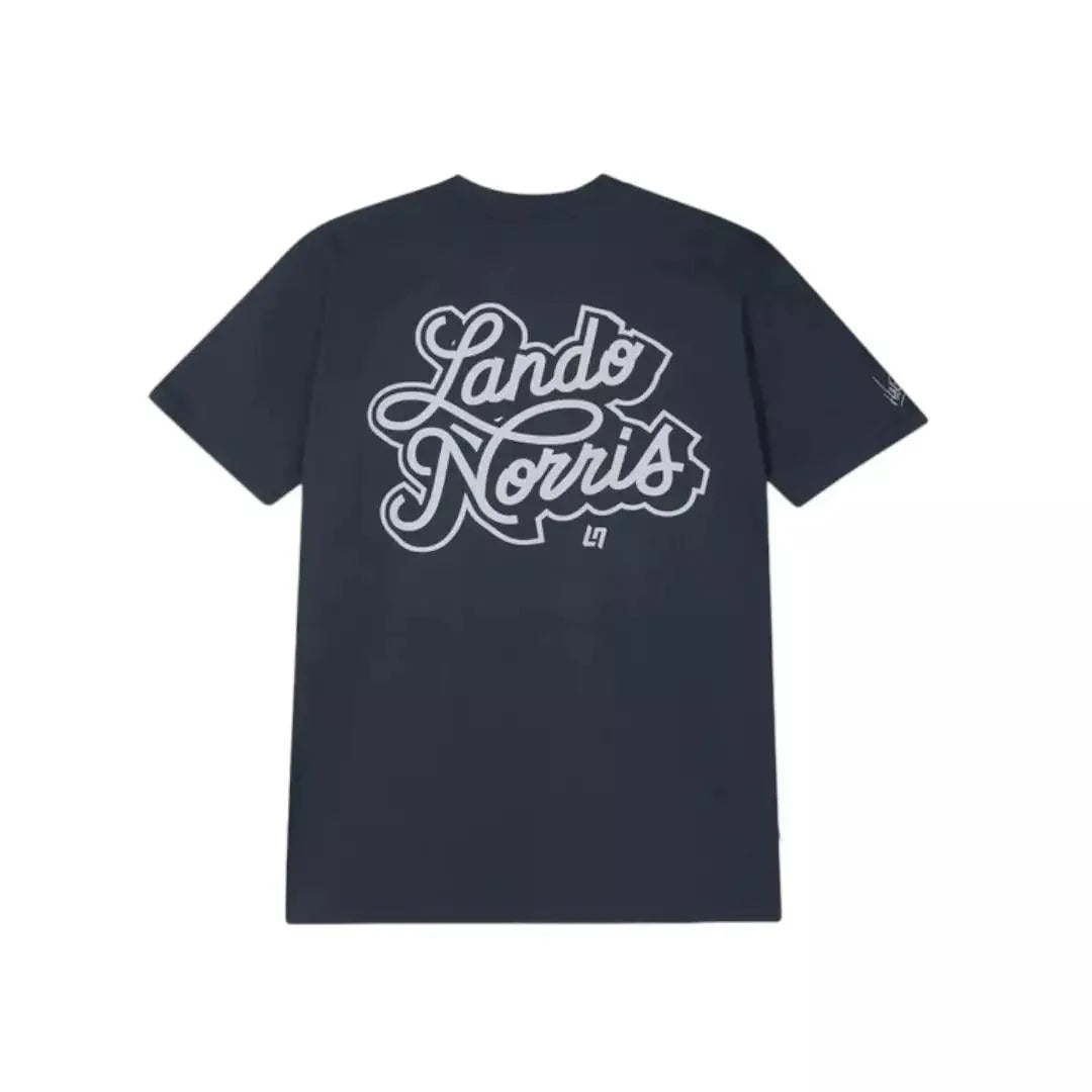 SCRIPT PETROL BLUE SHORT SLEEVE TEE Dash racegear