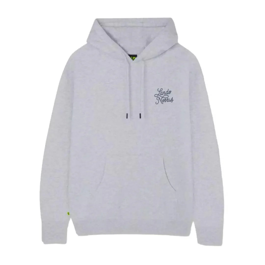 SCRIPT WHITE HEATHER HOODIE Dash racegear