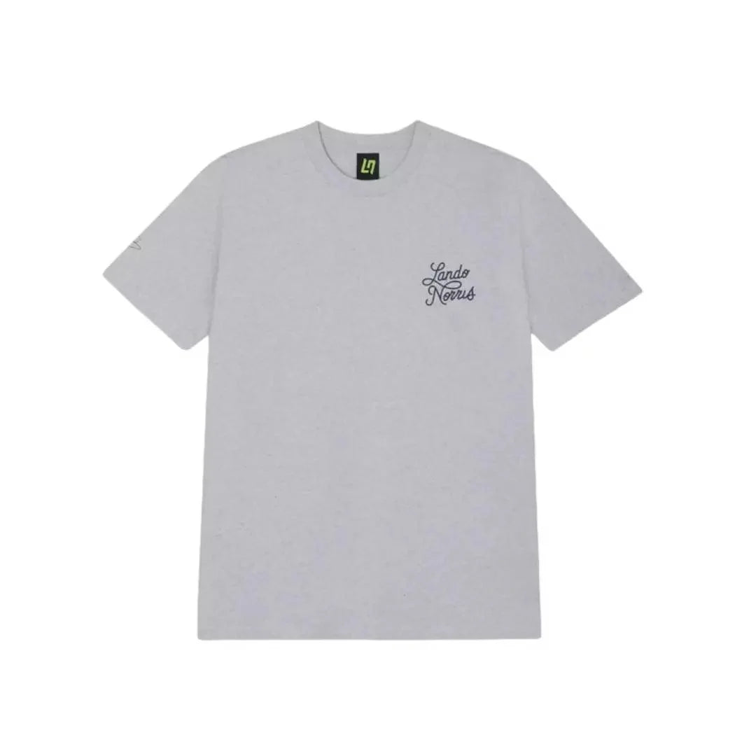 SCRIPT WHITE HEATHER SHORT SLEEVE TEE Dash racegear