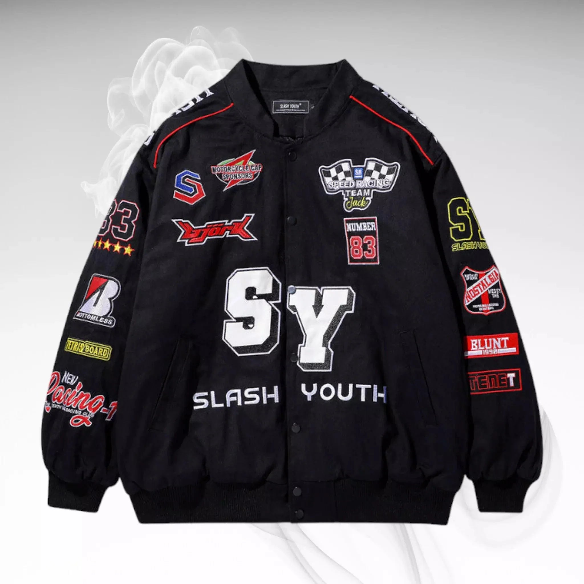 SLASH YOUTH RACING EMBROIDERED JACKET - Dash Racegear 