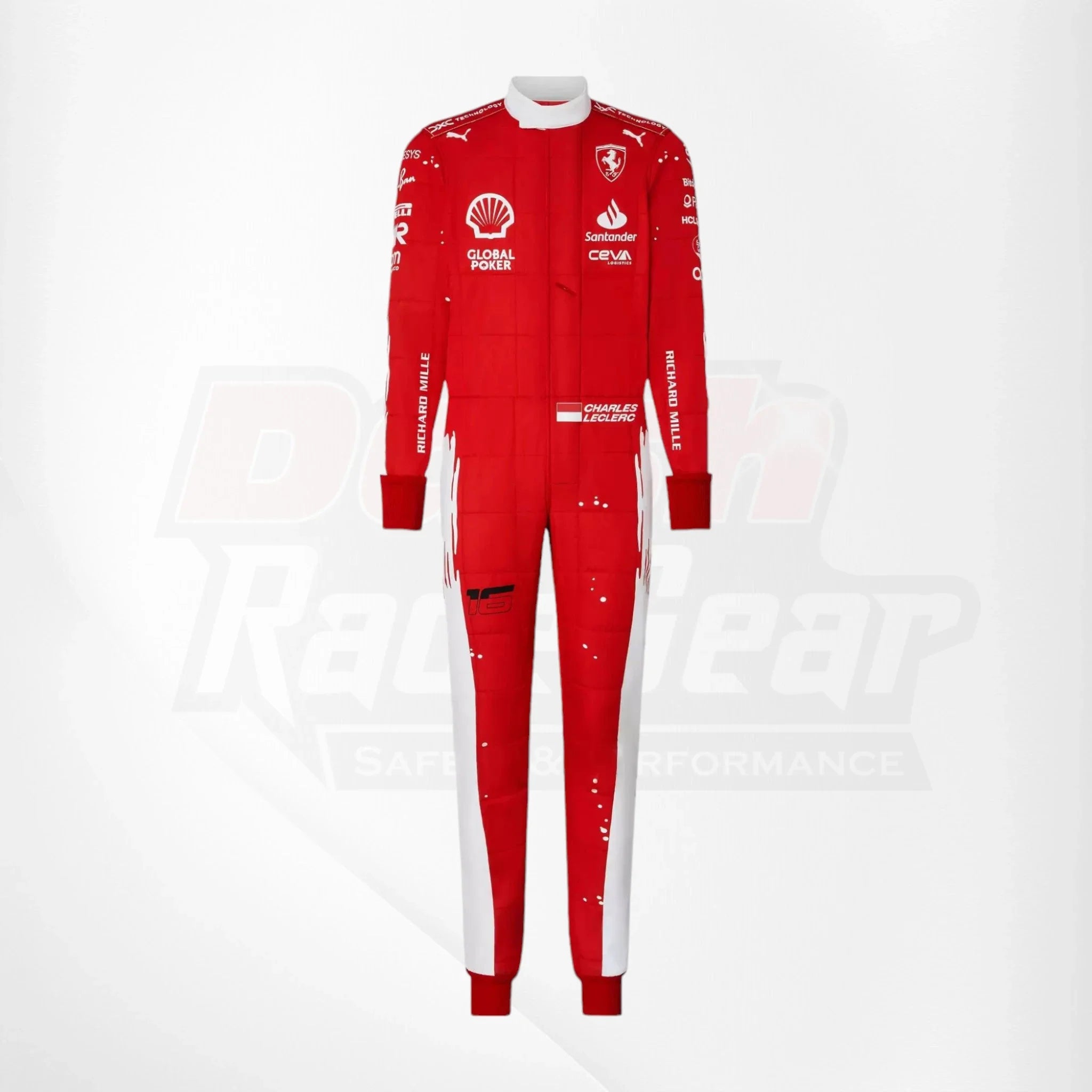 Scuderia Ferrari Race Suit Charles Leclerc & Carlos Sainz Jr - 2023 Las Vegas GP special edition