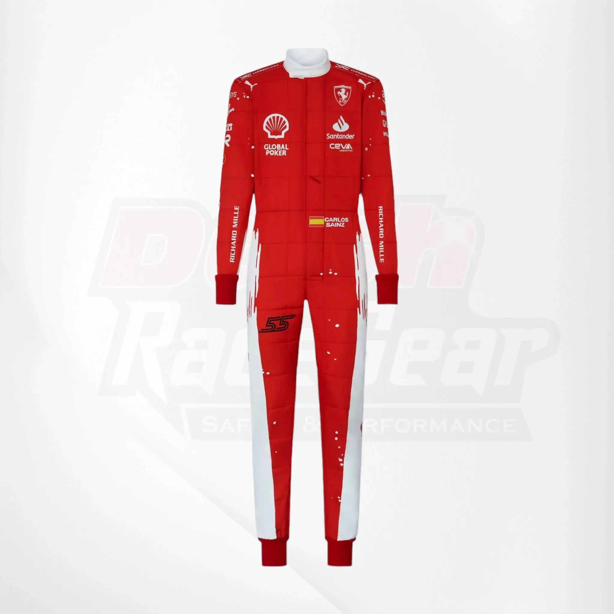 Scuderia Ferrari Race Suit Charles Leclerc & Carlos Sainz Jr - 2023 Las Vegas GP special edition