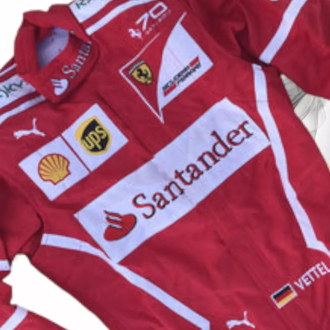 Sebastian Vettel 2017 Replica Racing Suit DASH RACEGEAR