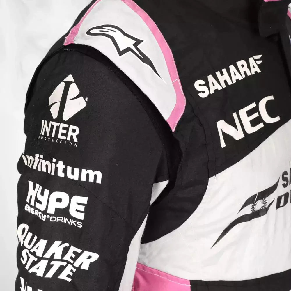 Sergio Pérez 2017 Sahara Force India F1 Team Race Suit DASH RACEGEAR