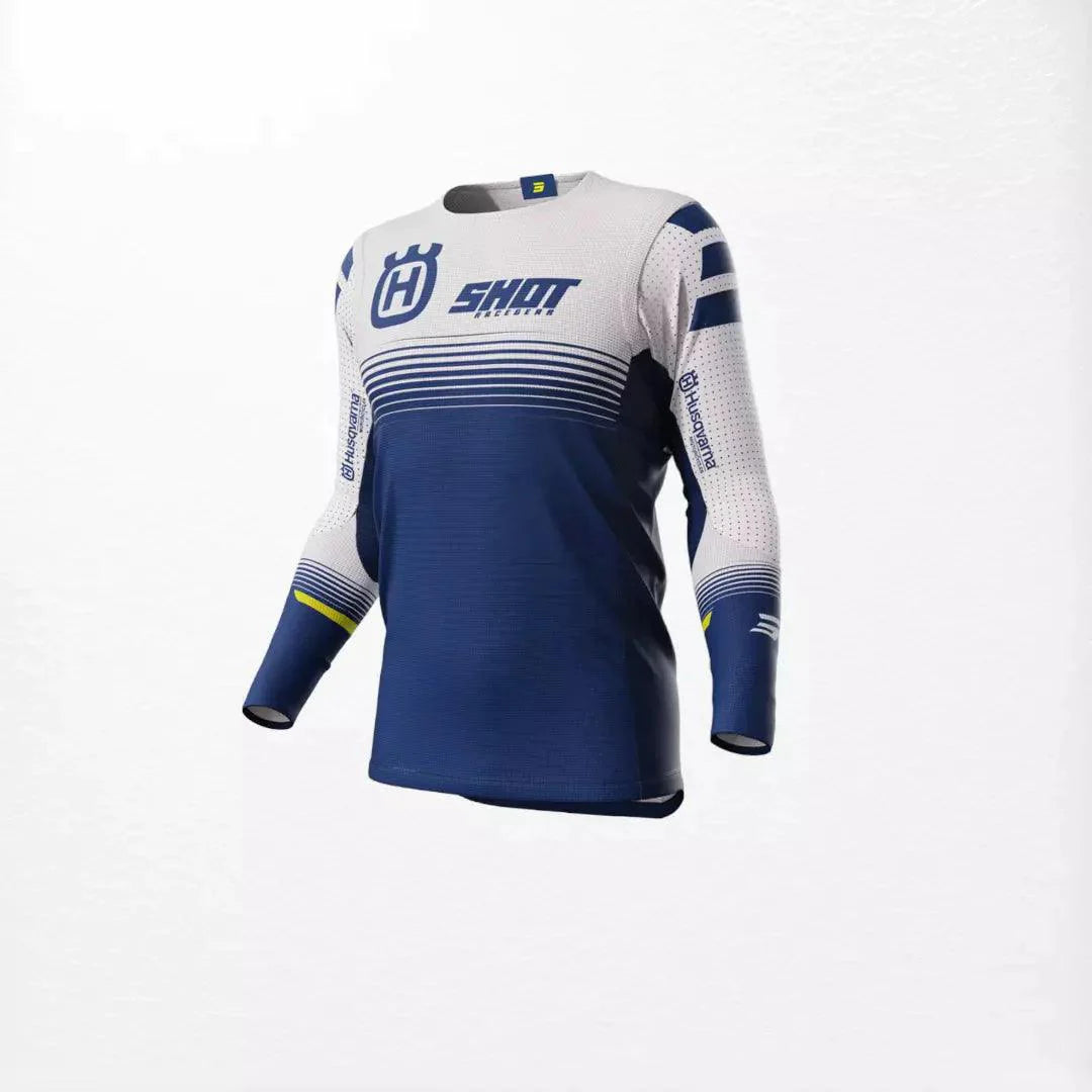 Shot Husqvarna Limited Edition 2023 MX Jersey Blue - Dash Racegear 