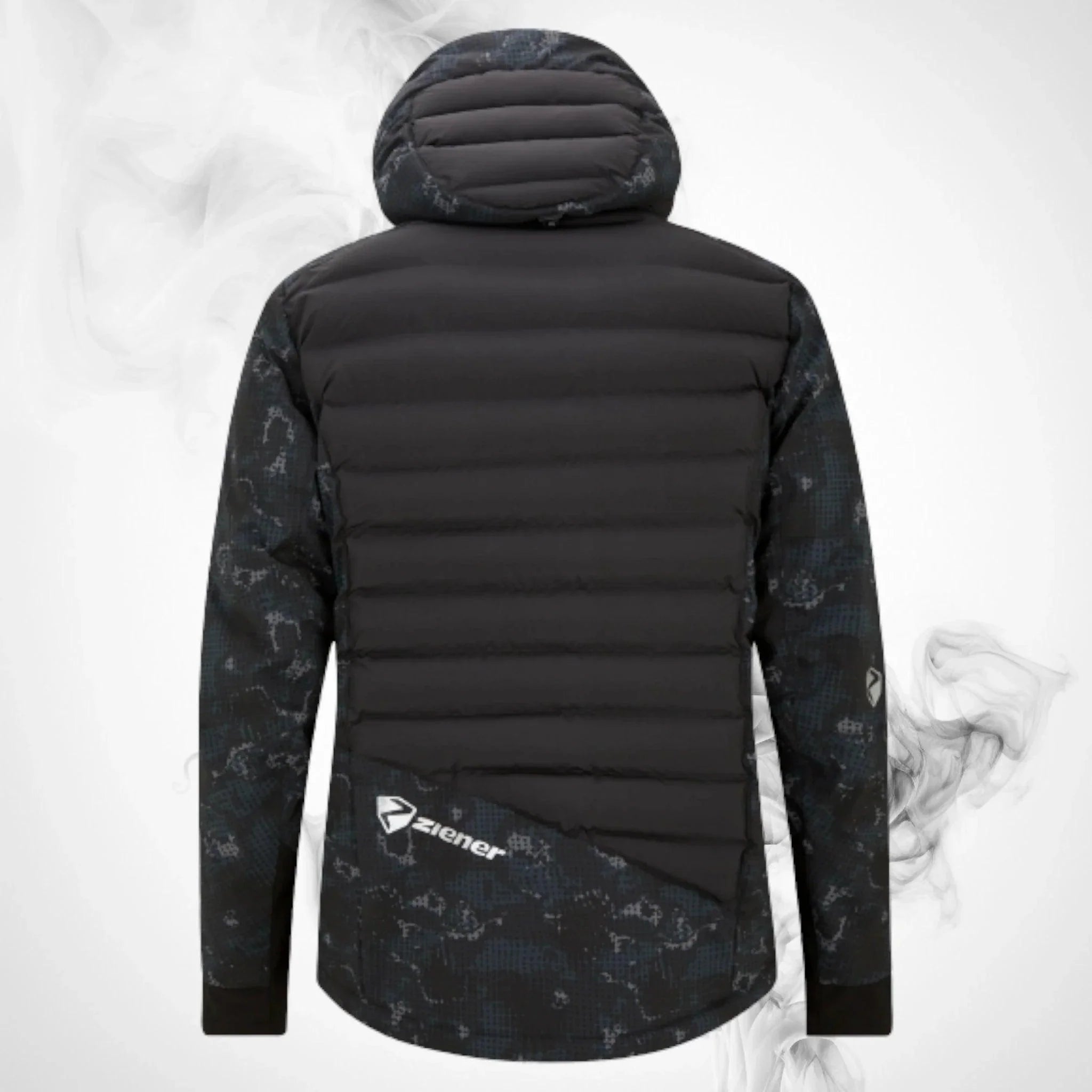 Ski Ziener RCE Coach Jacket Man Black Foggy Print - Dash Racegear 