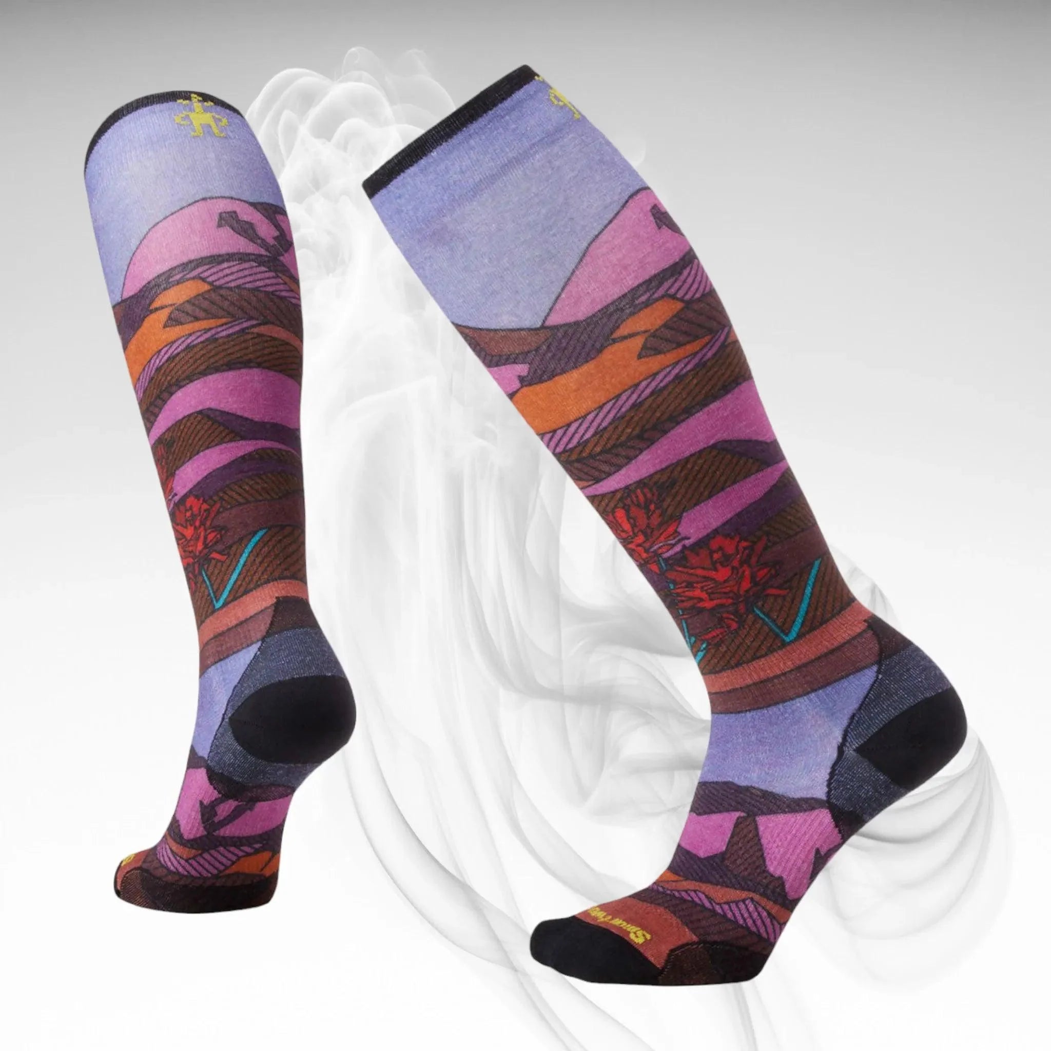 Smartwool Women's Zero Cushion Floral Field Sock - Dash Racegear 