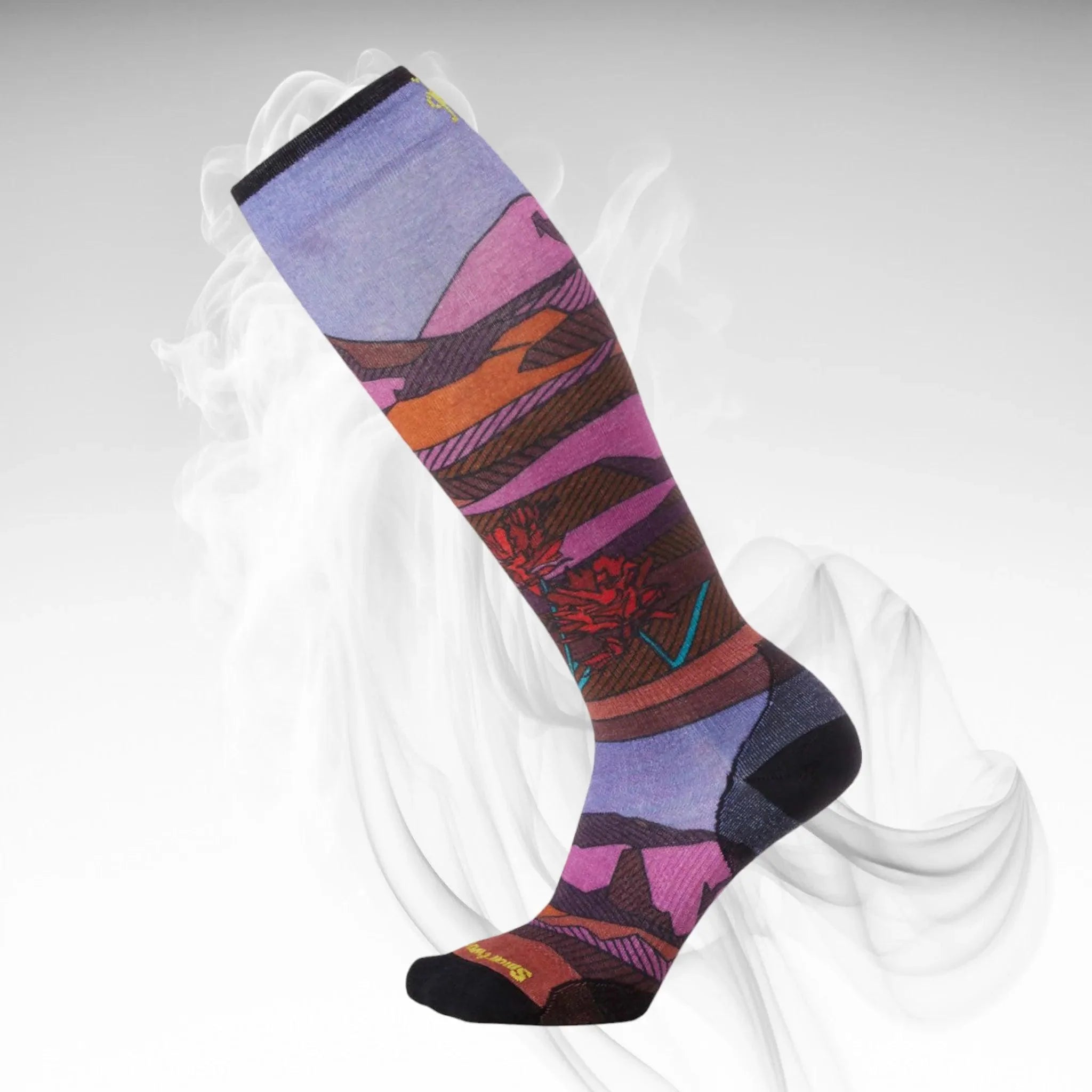 Smartwool Women's Zero Cushion Floral Field Sock - Dash Racegear 