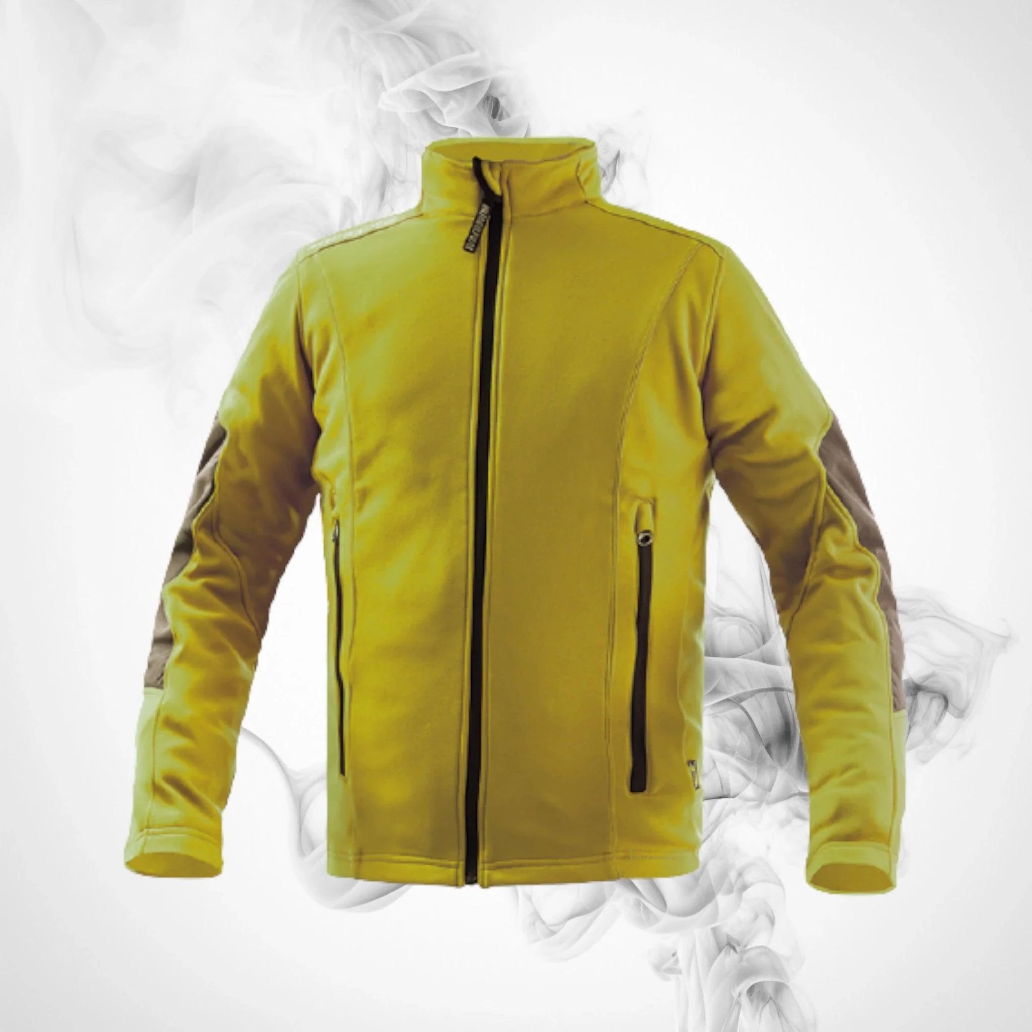 Ski Softshell ENERGIAPURA Giubbino Gardena Color Yellow Junior - 2021/22 - Dash Racegear 