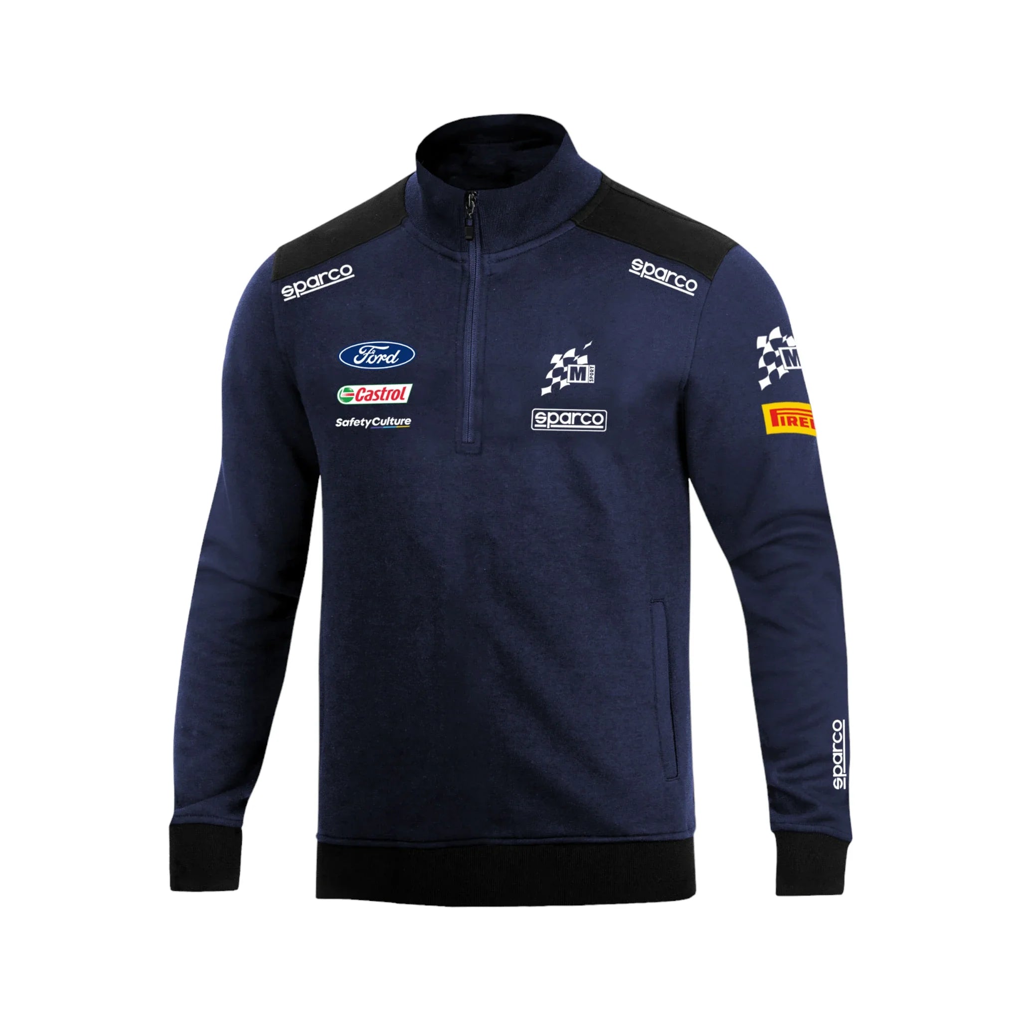 Sparco Ford M-Sport Teamwear Half Zip Fleece