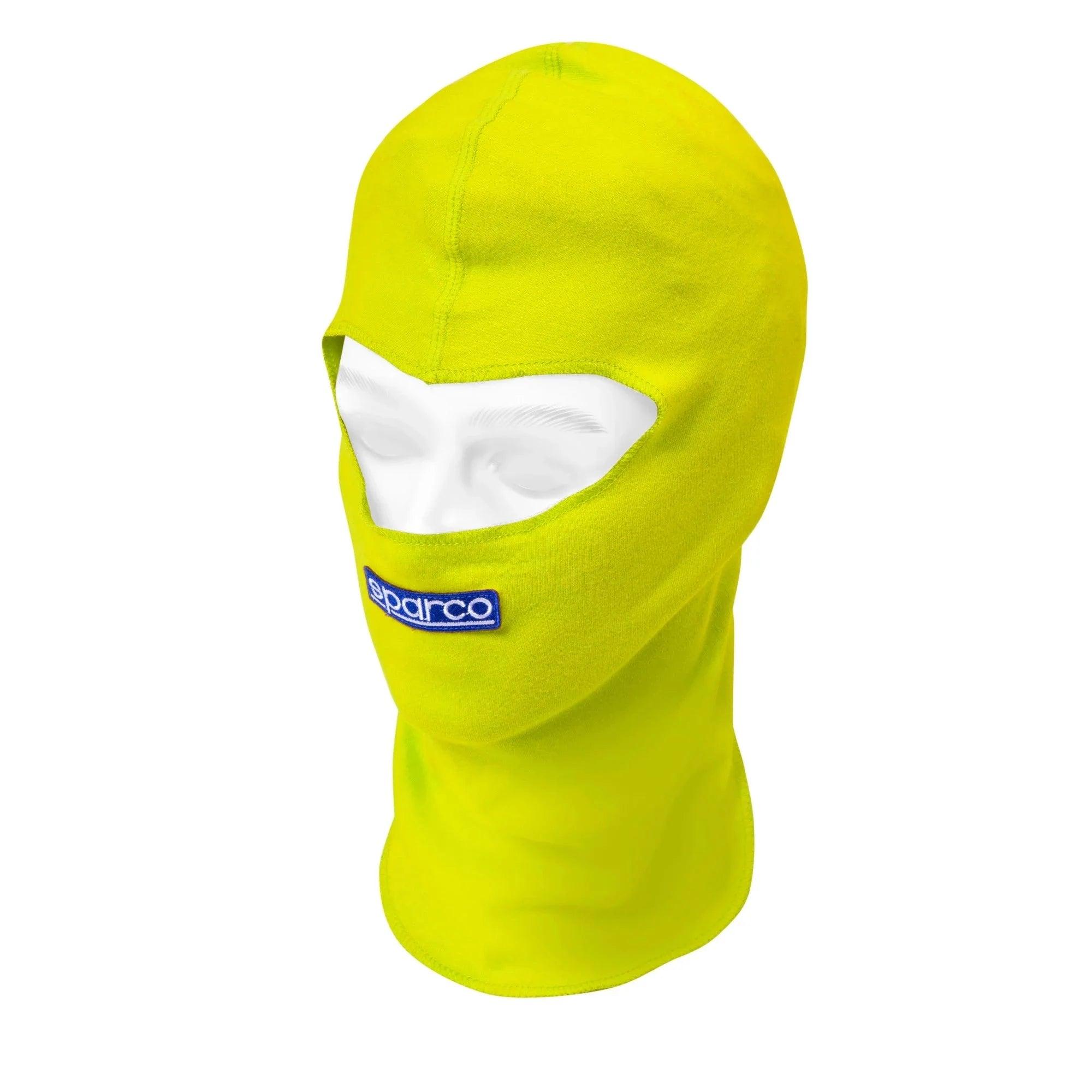 Sparco Rookie Kart Balaclava Yellow - Dash Racegear 