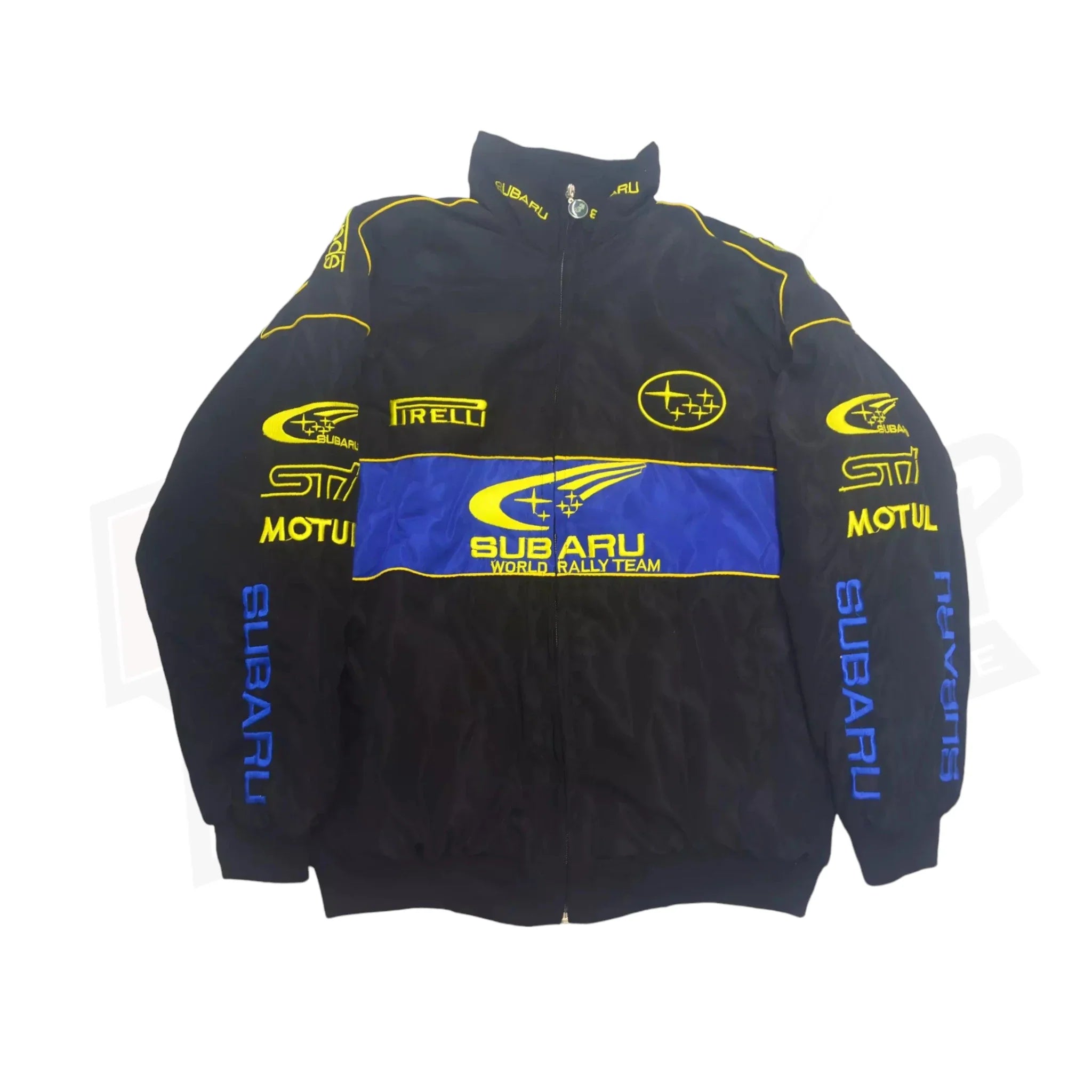 Subaru F1 Racing Y2K Embroidered Bomber Jacket Dash Racegear